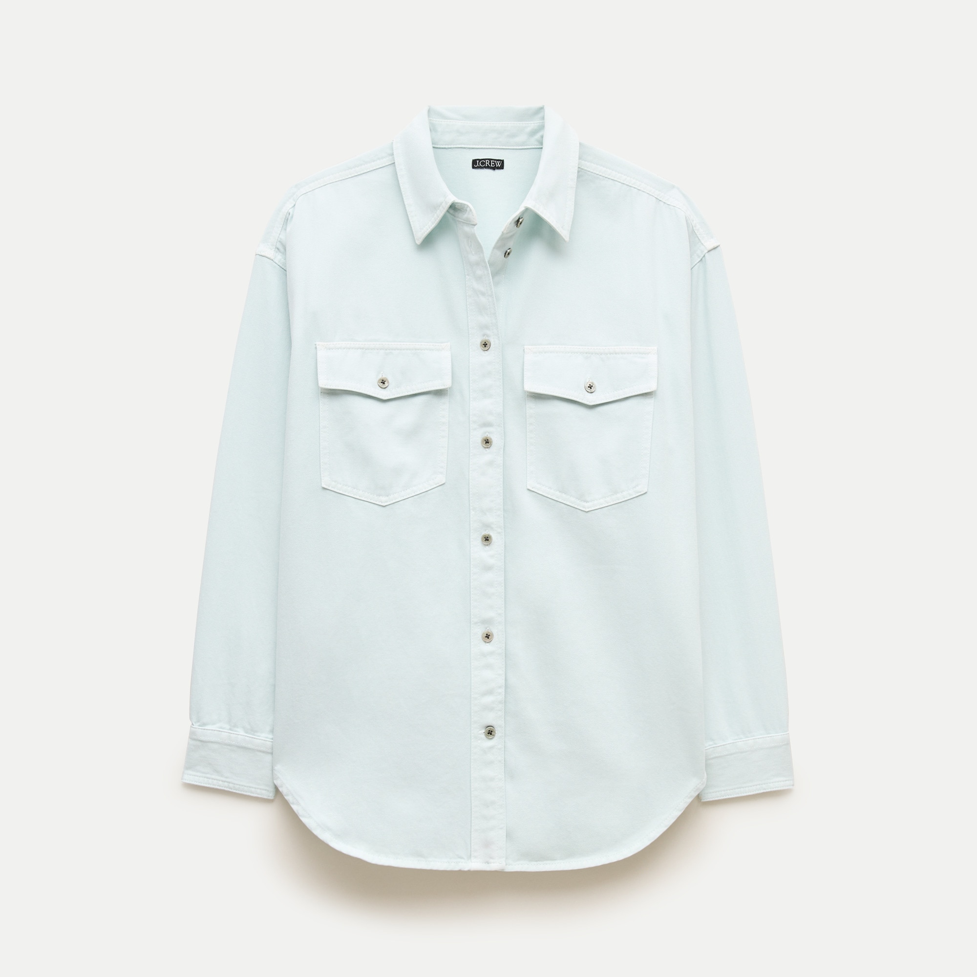 Étienne oversized button-up shirt in cotton twill