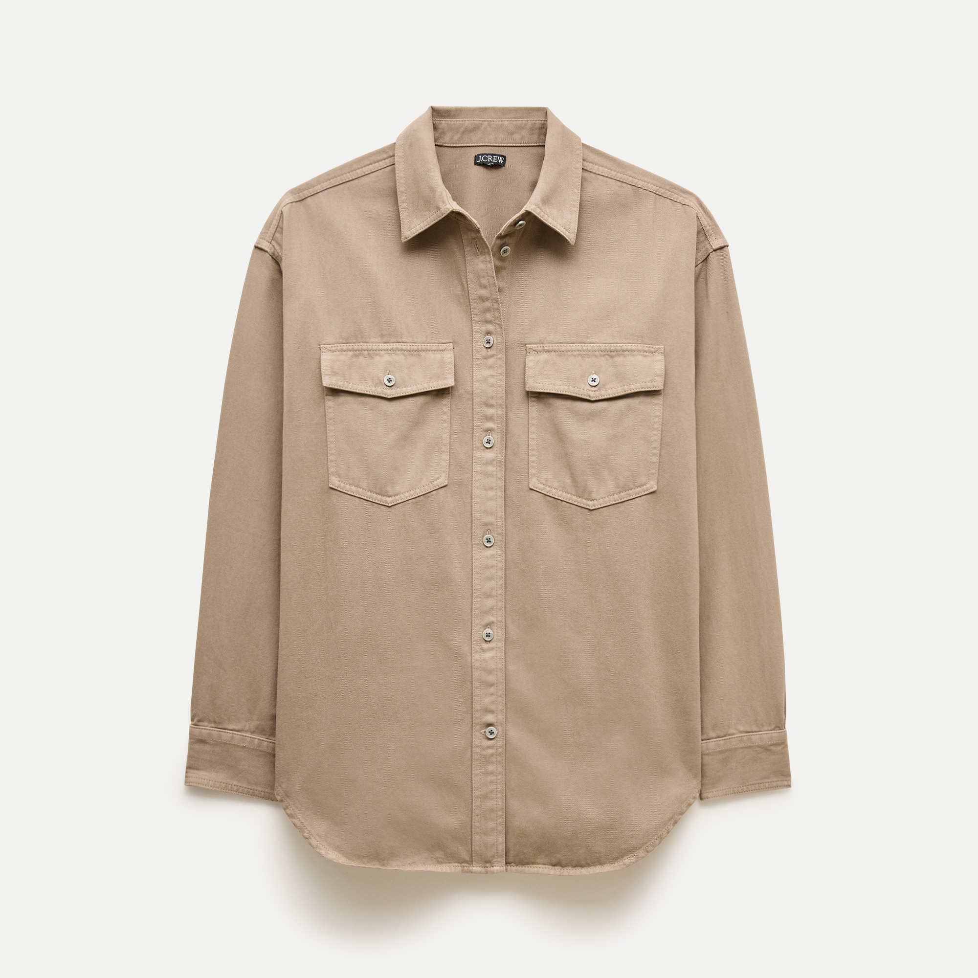 Étienne oversized button-up shirt in cotton twill