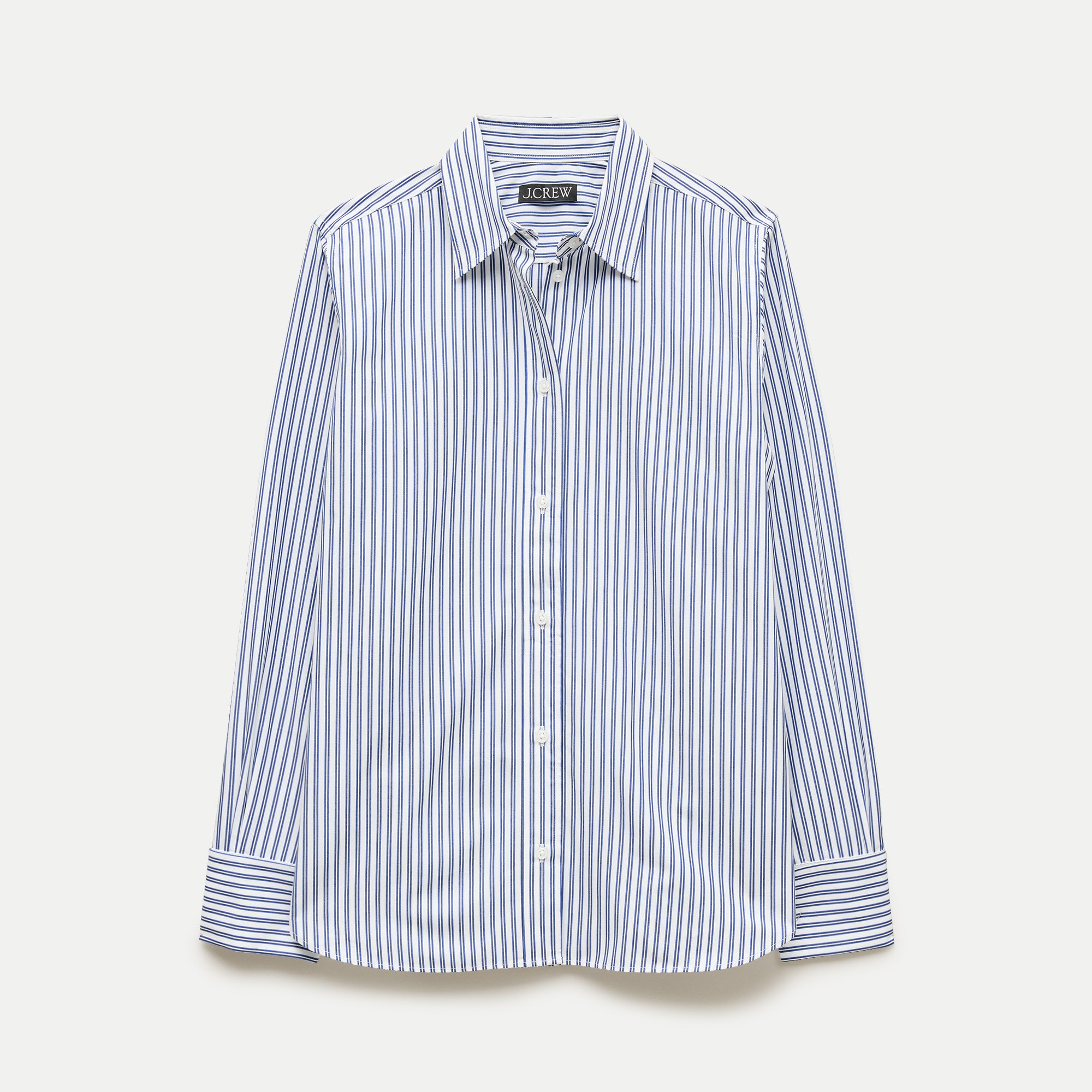 Jules classic-fit button-up shirt in striped Greenwich poplin