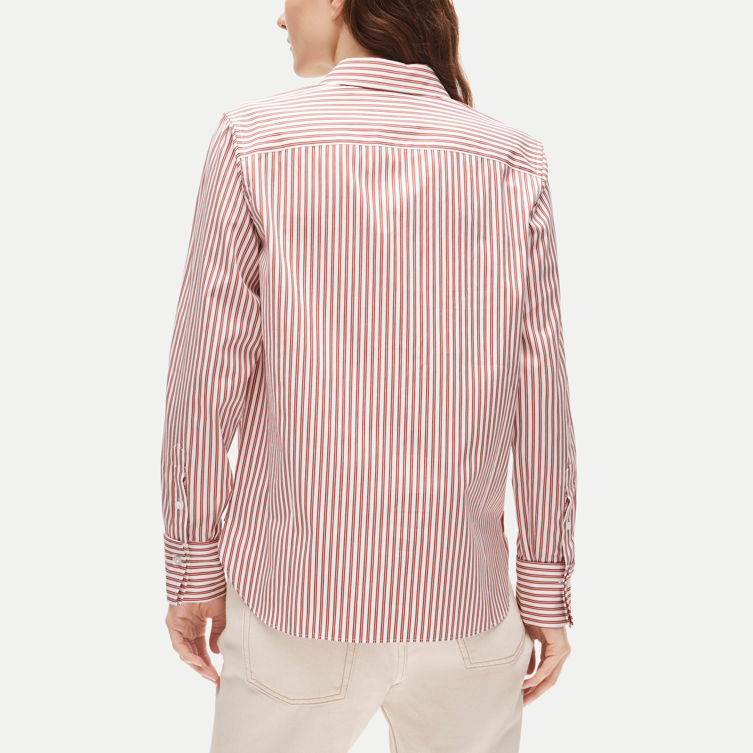 Jules classic-fit button-up shirt in striped Greenwich poplin