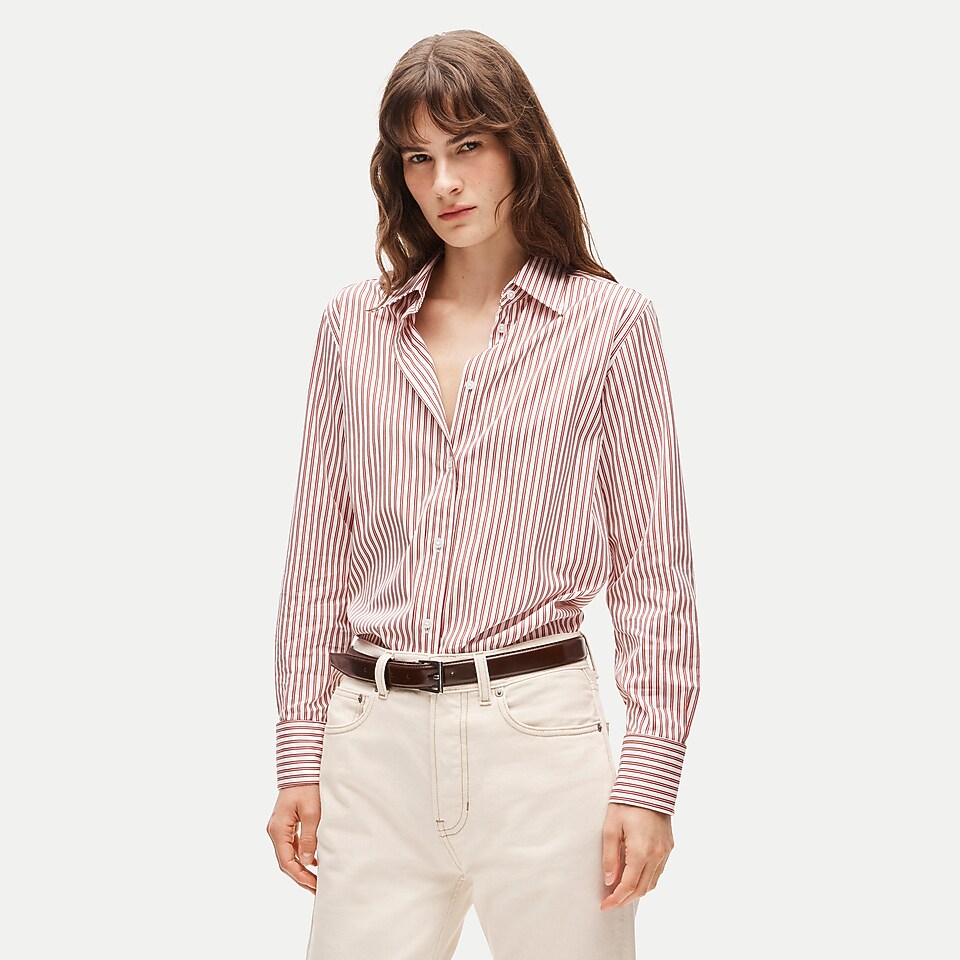 Daisy-chain Peplum Top In Gingham For Women | J.Crew