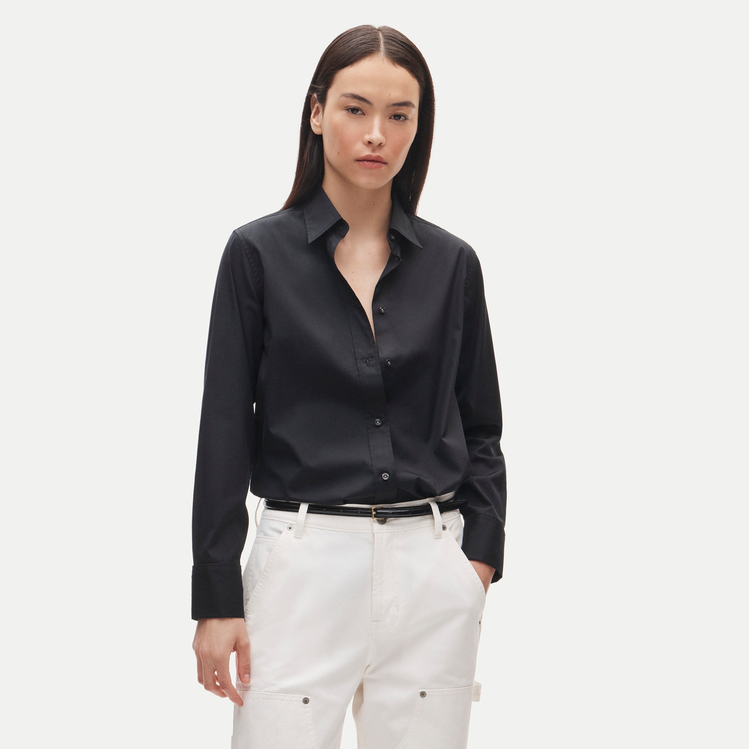 Jules classic-fit button-up shirt in Greenwich poplin