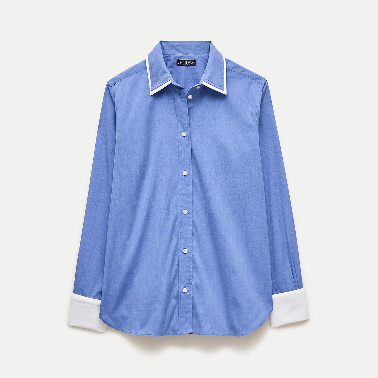 Tie-front Popover Top In Gingham Seersucker For Women | J.Crew