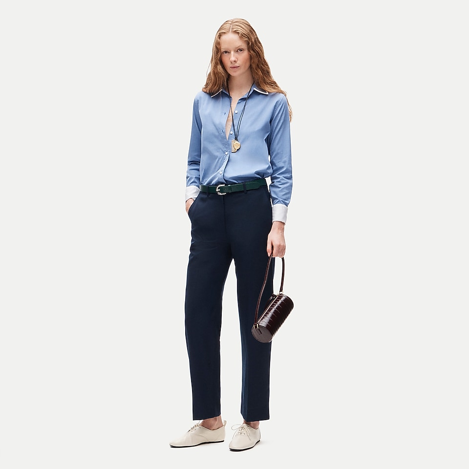 Maryam Nassir Zadeh X J.Crew Sheer Top In Silk Chiffon For Women