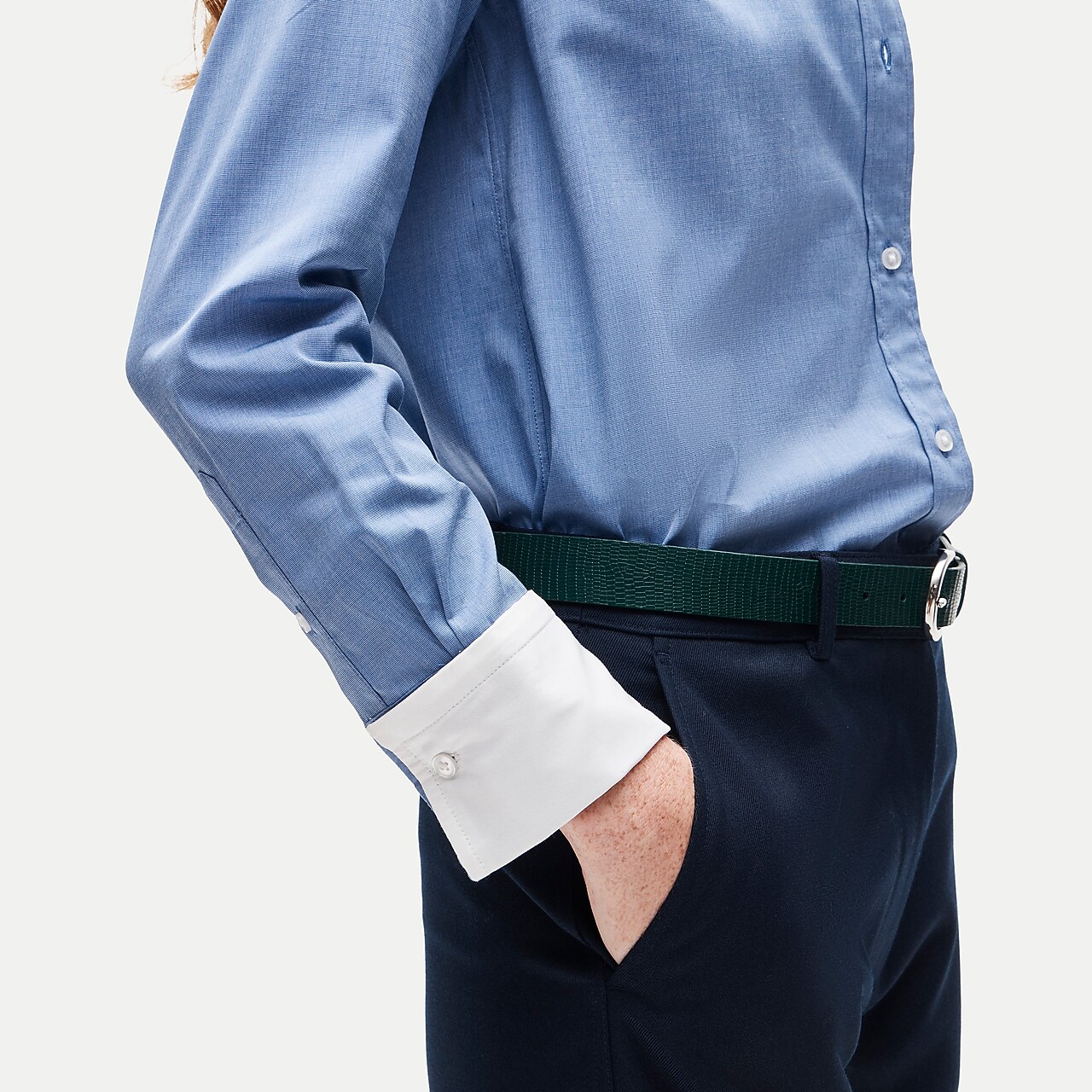 Tie-front Popover Top In Gingham Seersucker For Women | J.Crew