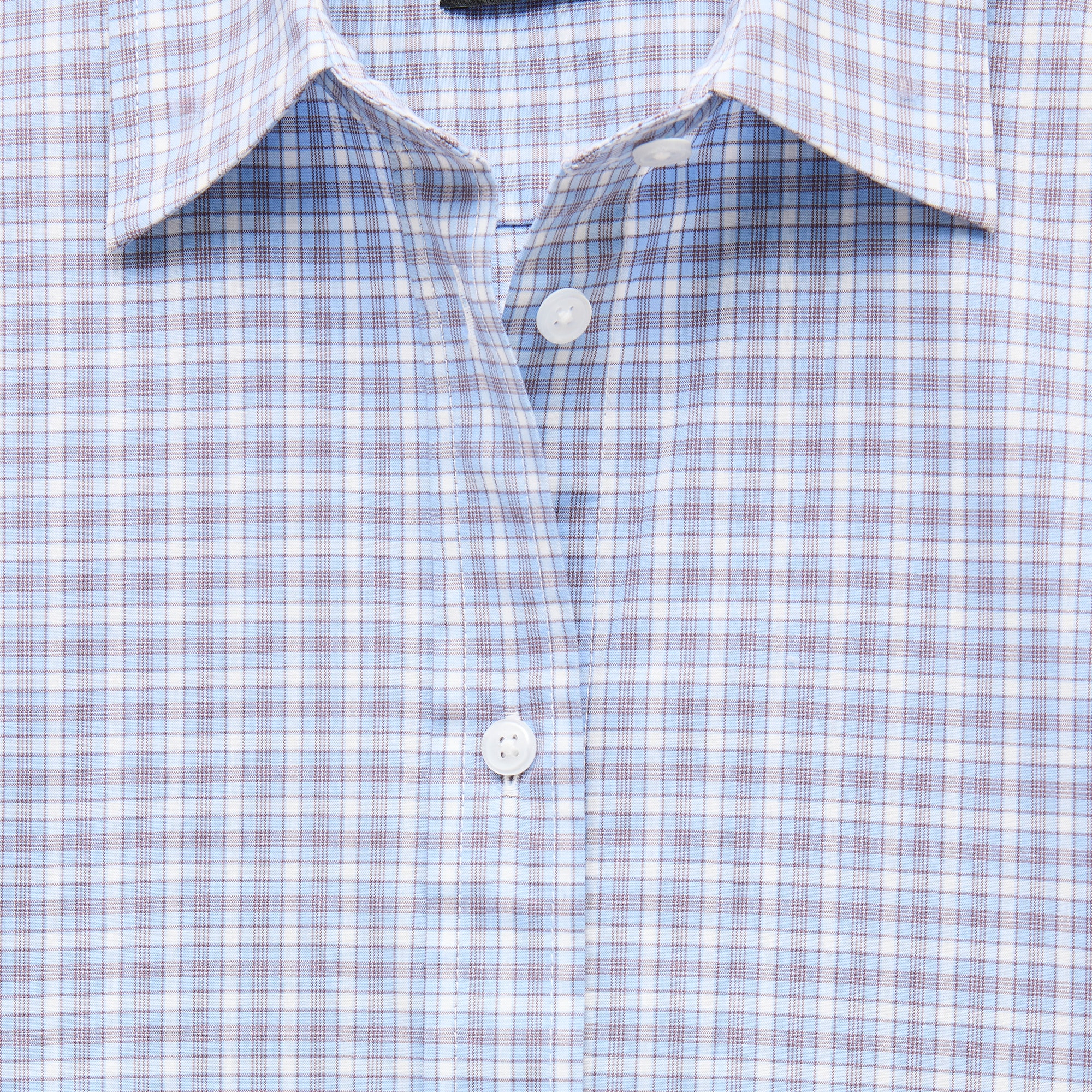 Esme relaxed-fit button-up shirt in plaid Greenwich poplin