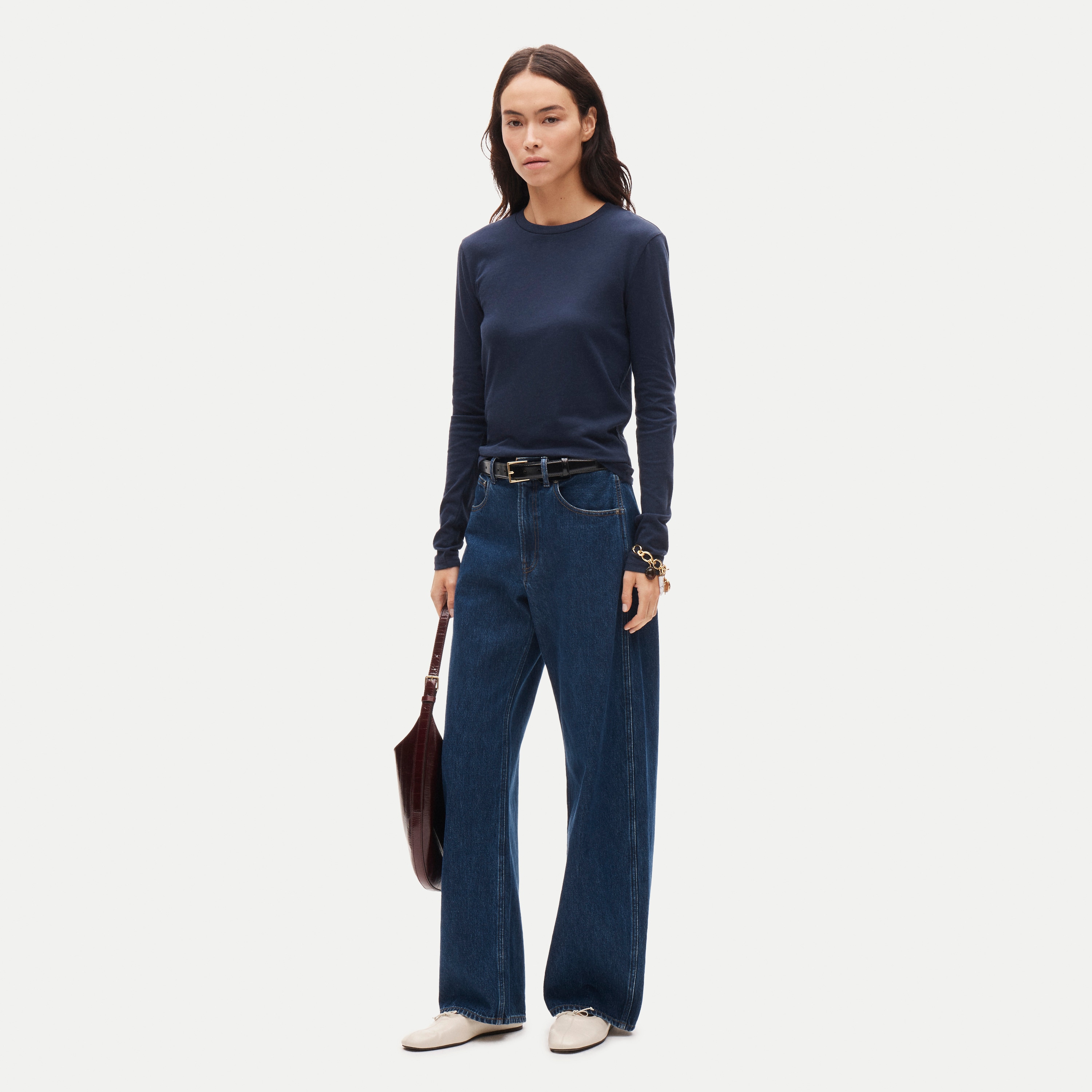 トップス Olde steader Crew Neck Long Sleeve Vintage Winter Long-Sleeve Tees | J.Crew