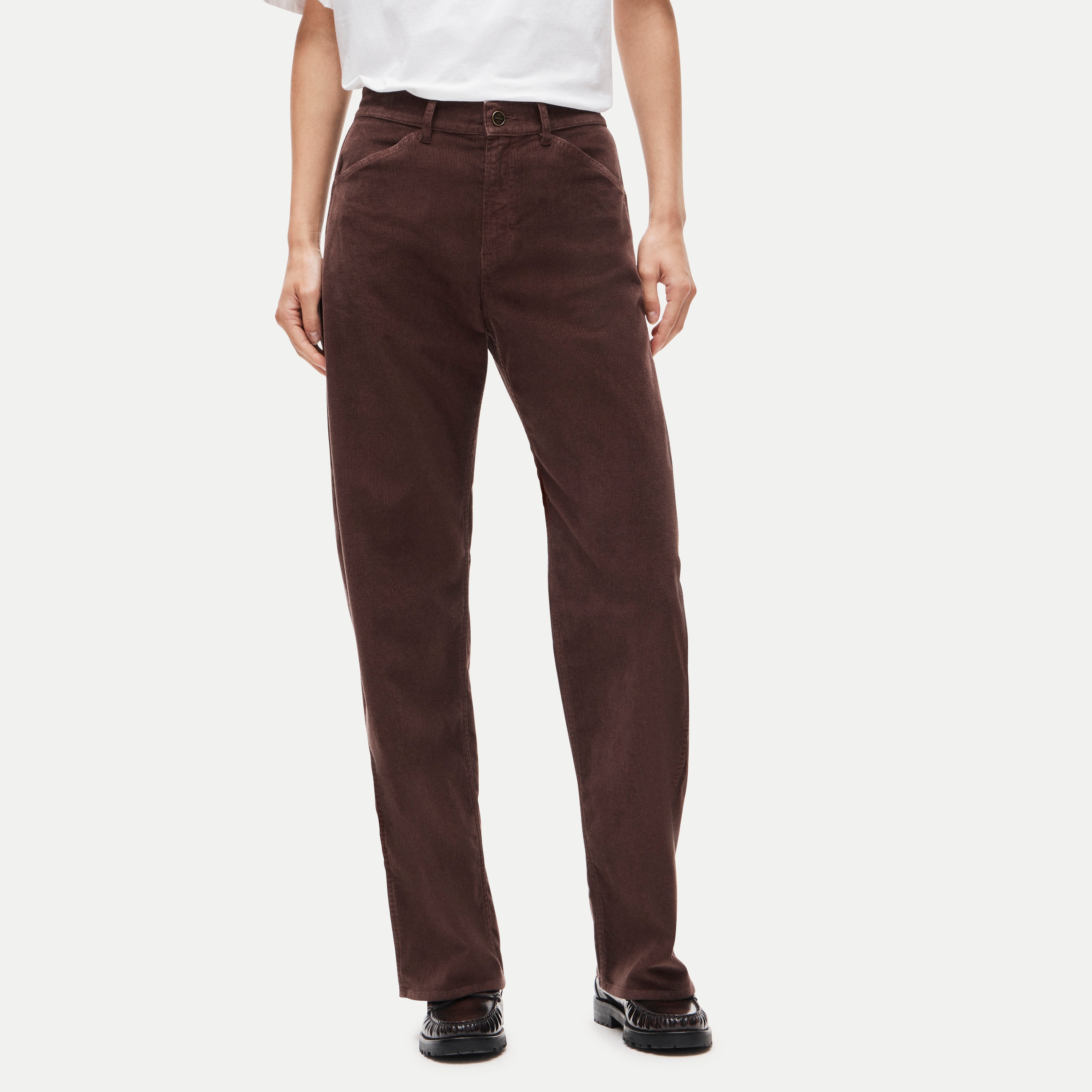 Zoe barrel pant in stretch corduroy - thumbnail 2