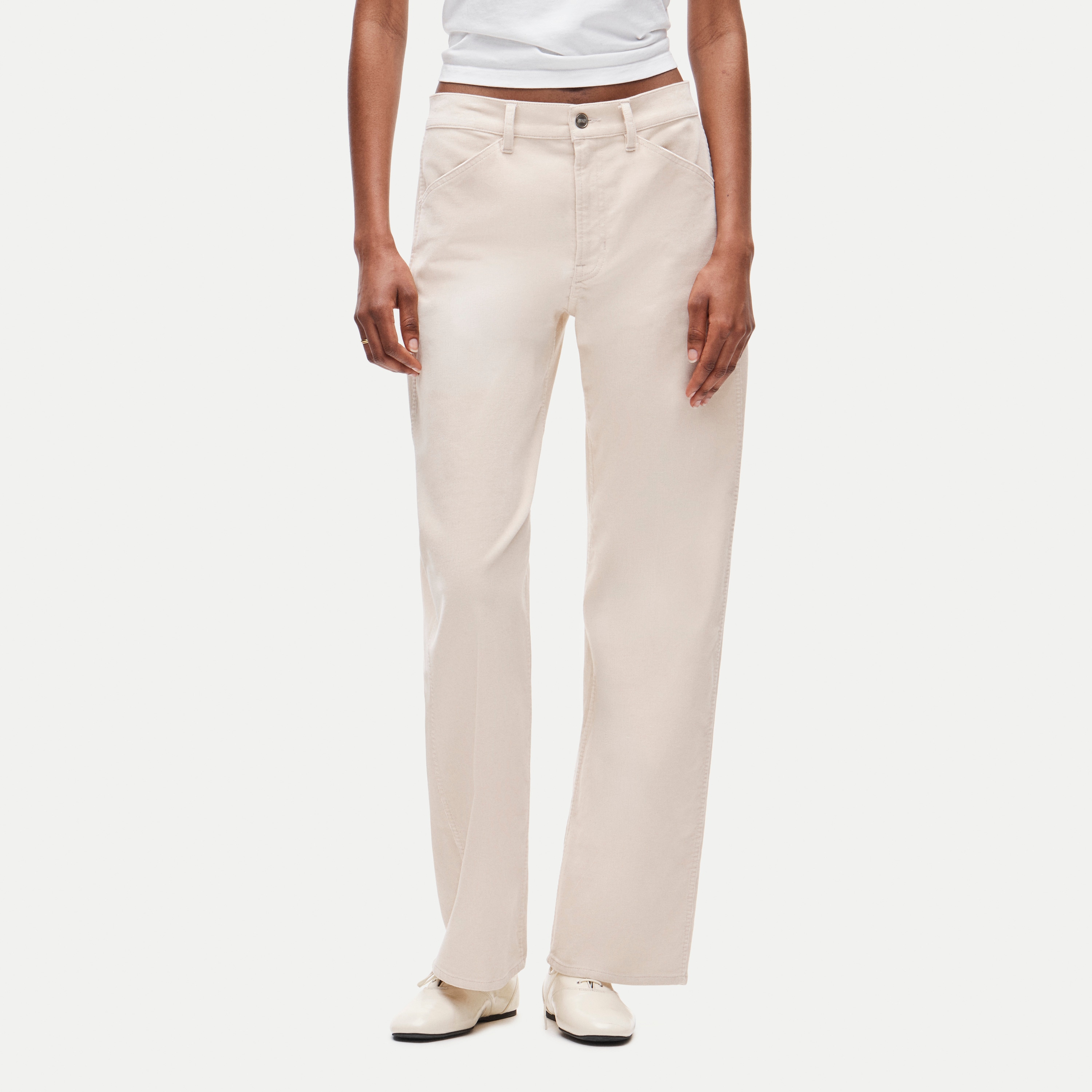 Zoe barrel pant in stretch corduroy - thumbnail 6