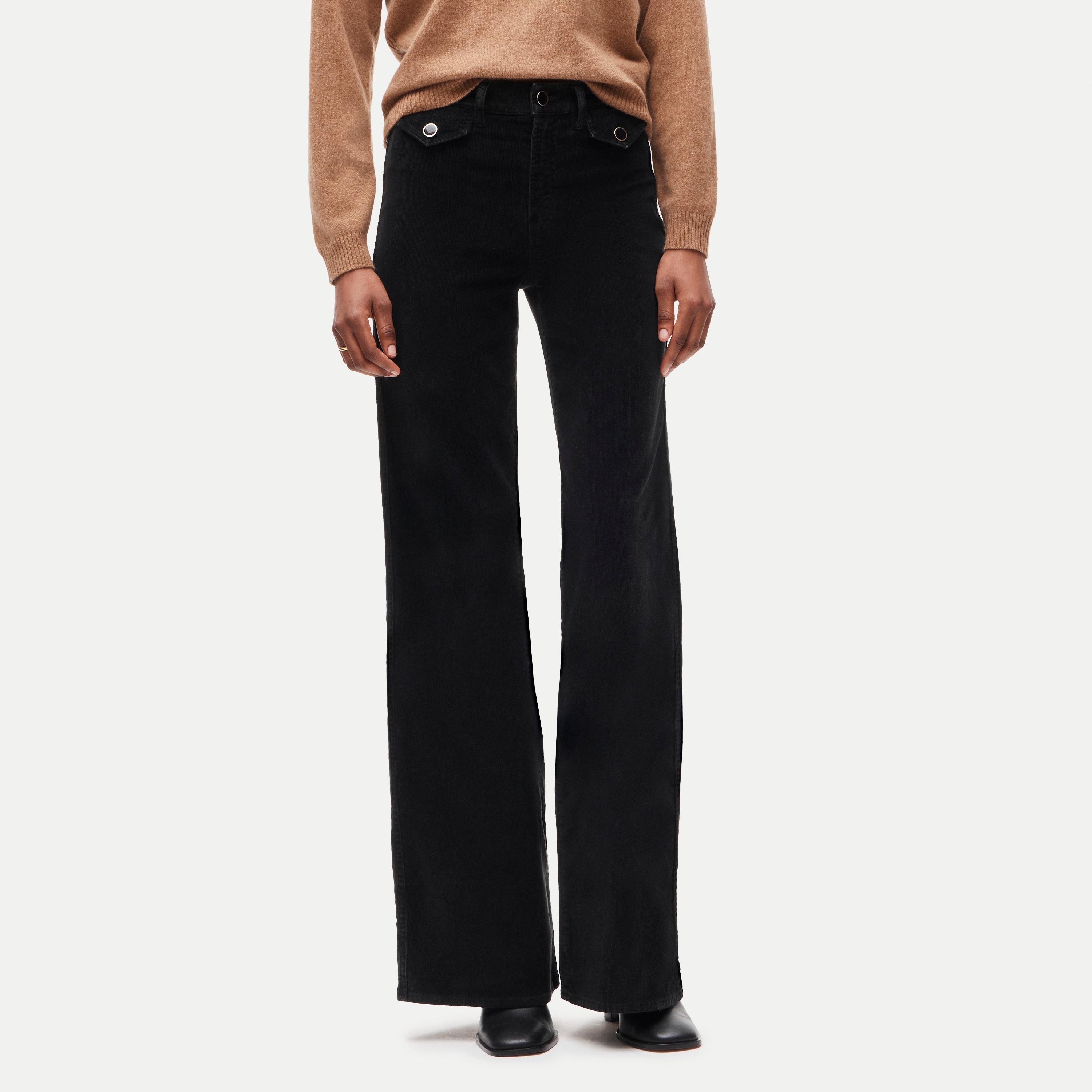 Wide-leg trouser in stretch corduroy - thumbnail 8