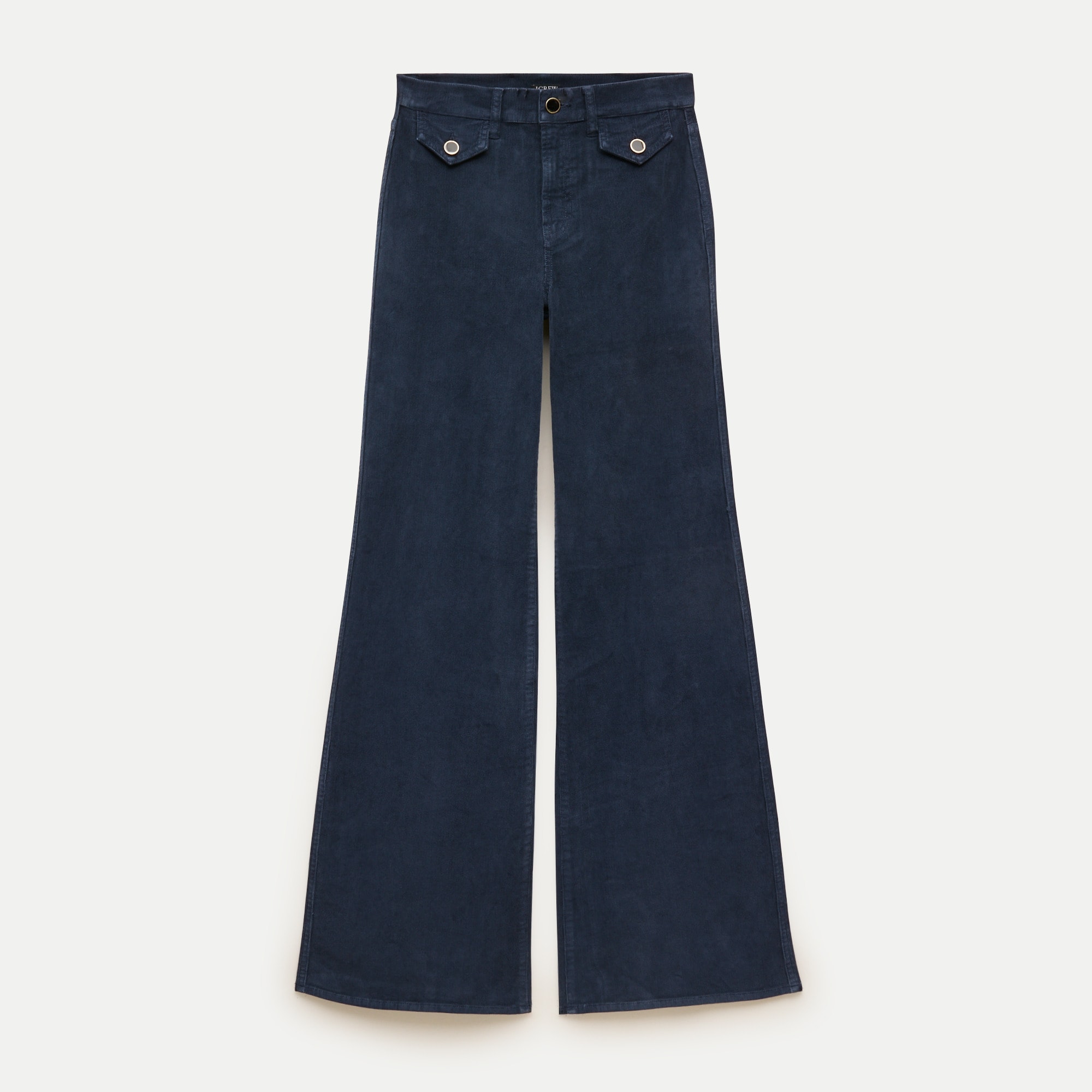 Wide-leg trouser in stretch corduroy
