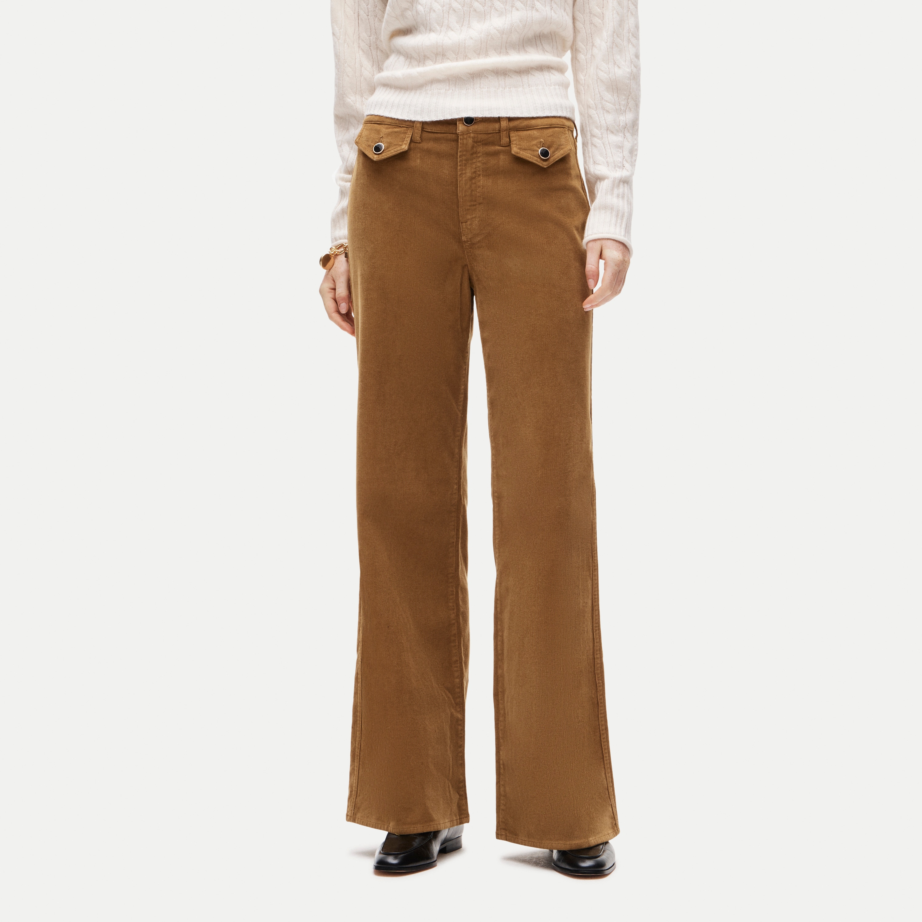 Wide-leg Trouser In Stretch Corduroy For Women | J.Crew