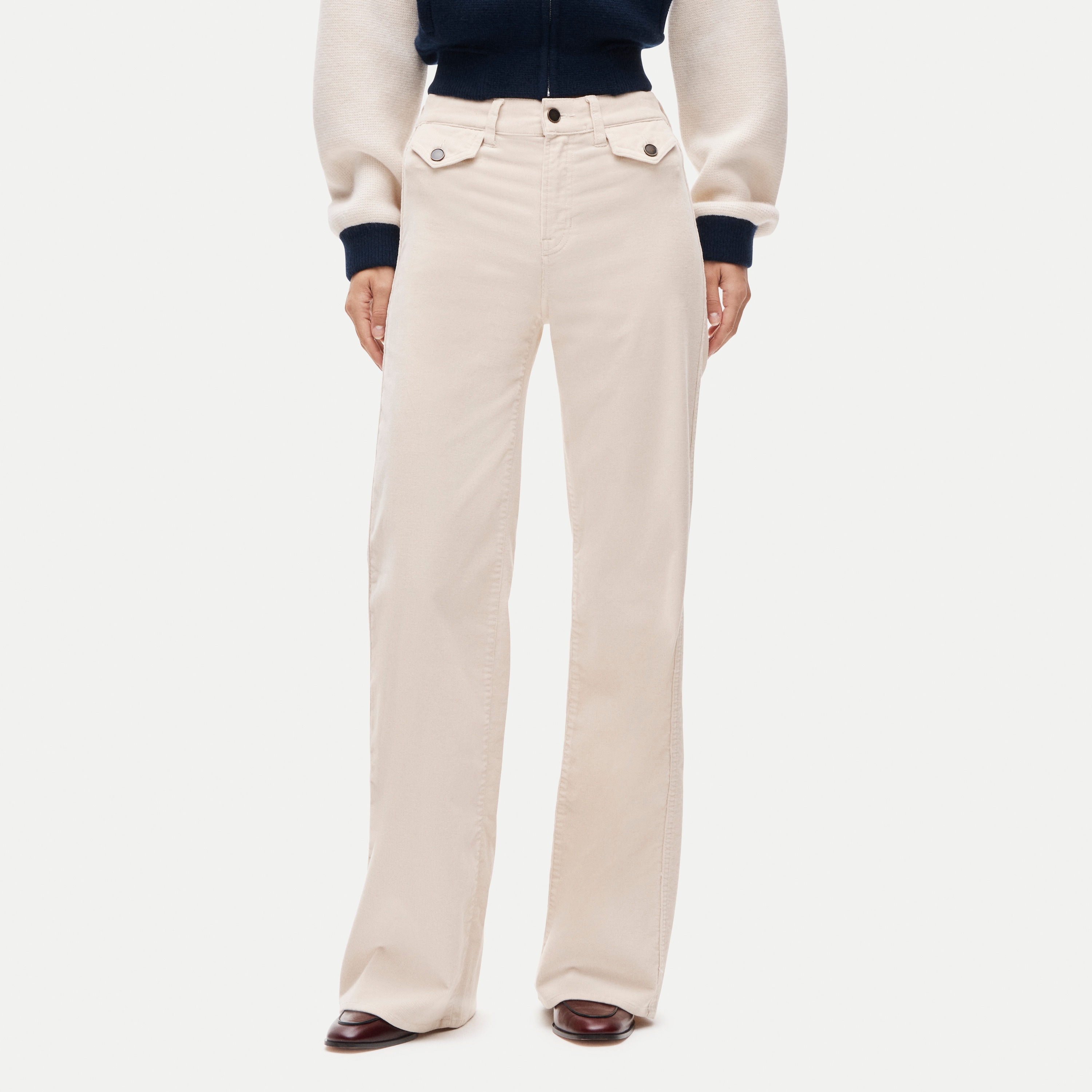 Wide-leg Trouser In Stretch Corduroy For Women | J.Crew