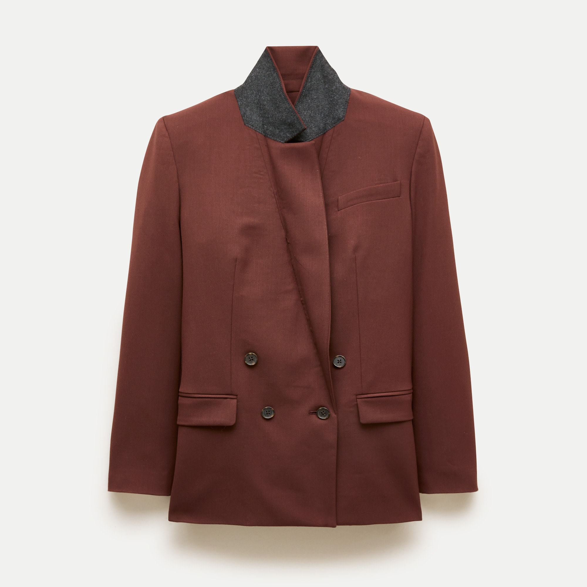 Agnes blazer in lightspun wool blend