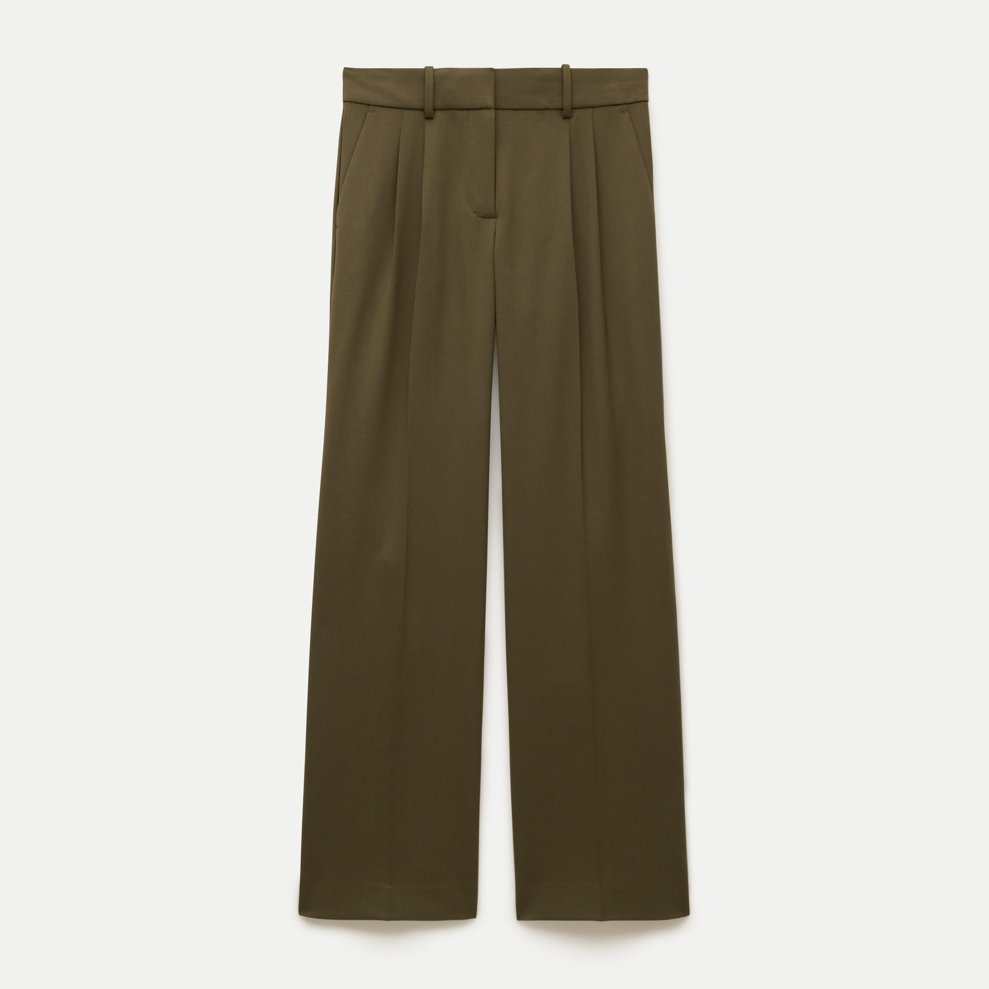 Essential trouser in lightspun wool blend - thumbnail 7