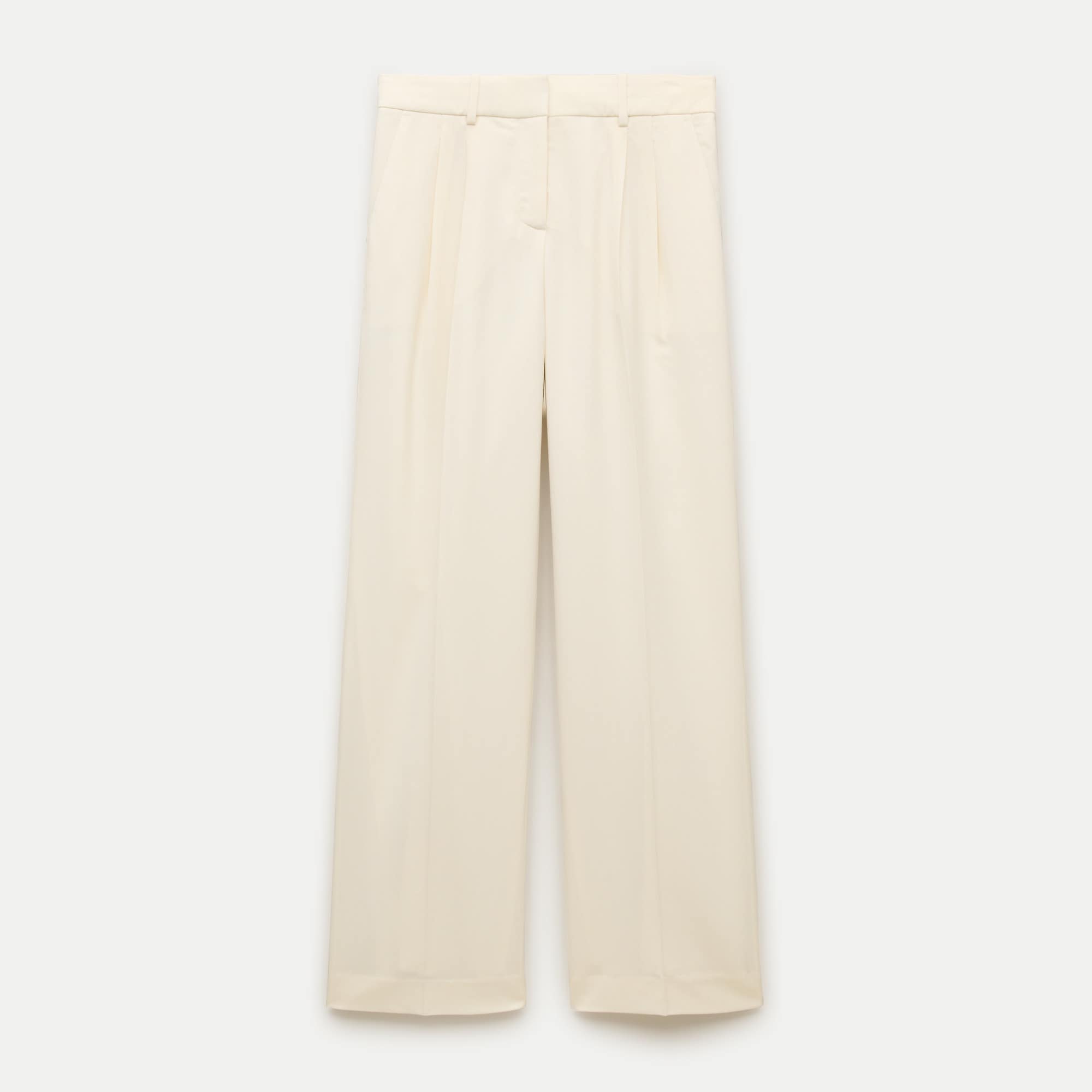 Essential trouser in lightspun wool blend - thumbnail 9