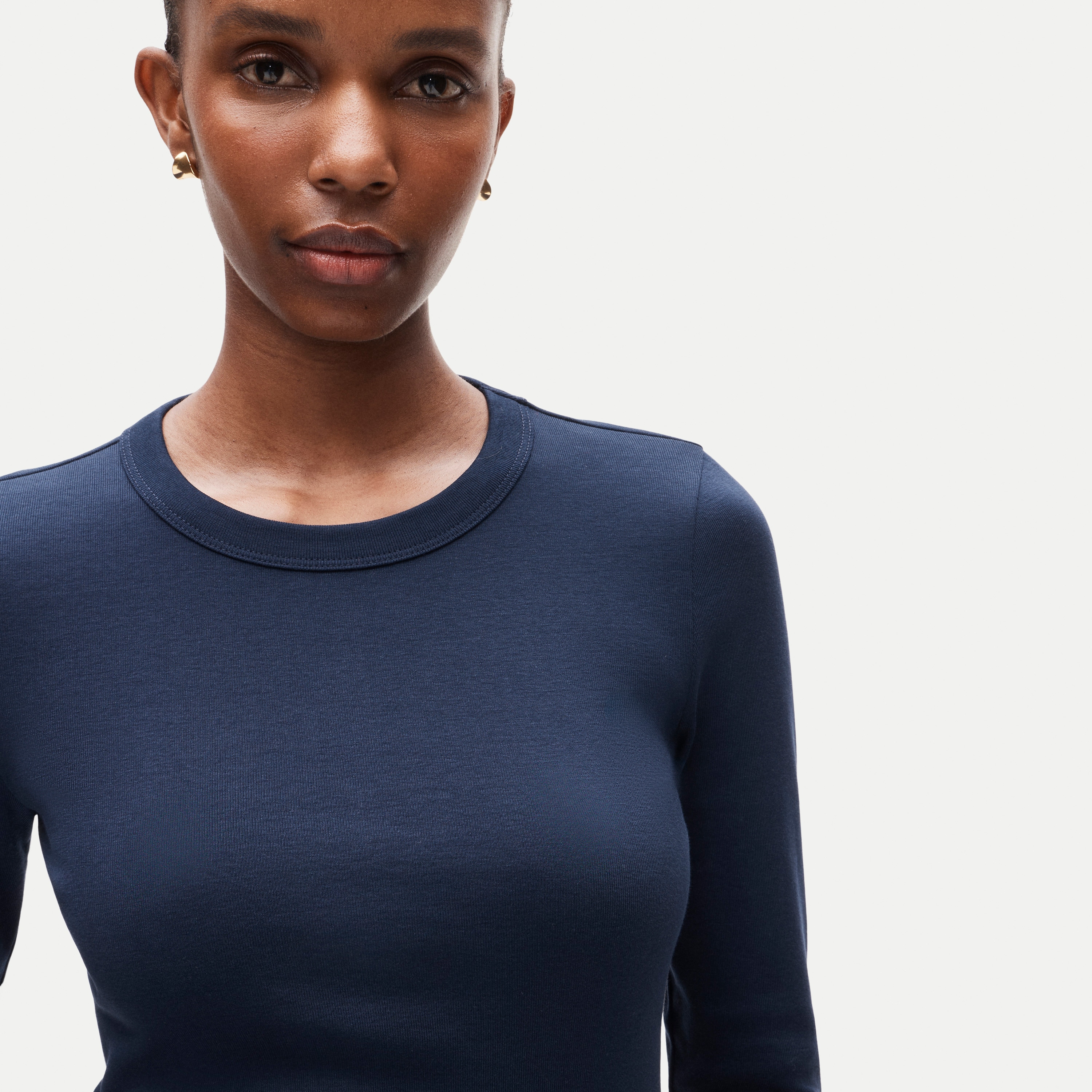 New perfect-fit long-sleeve T-shirt