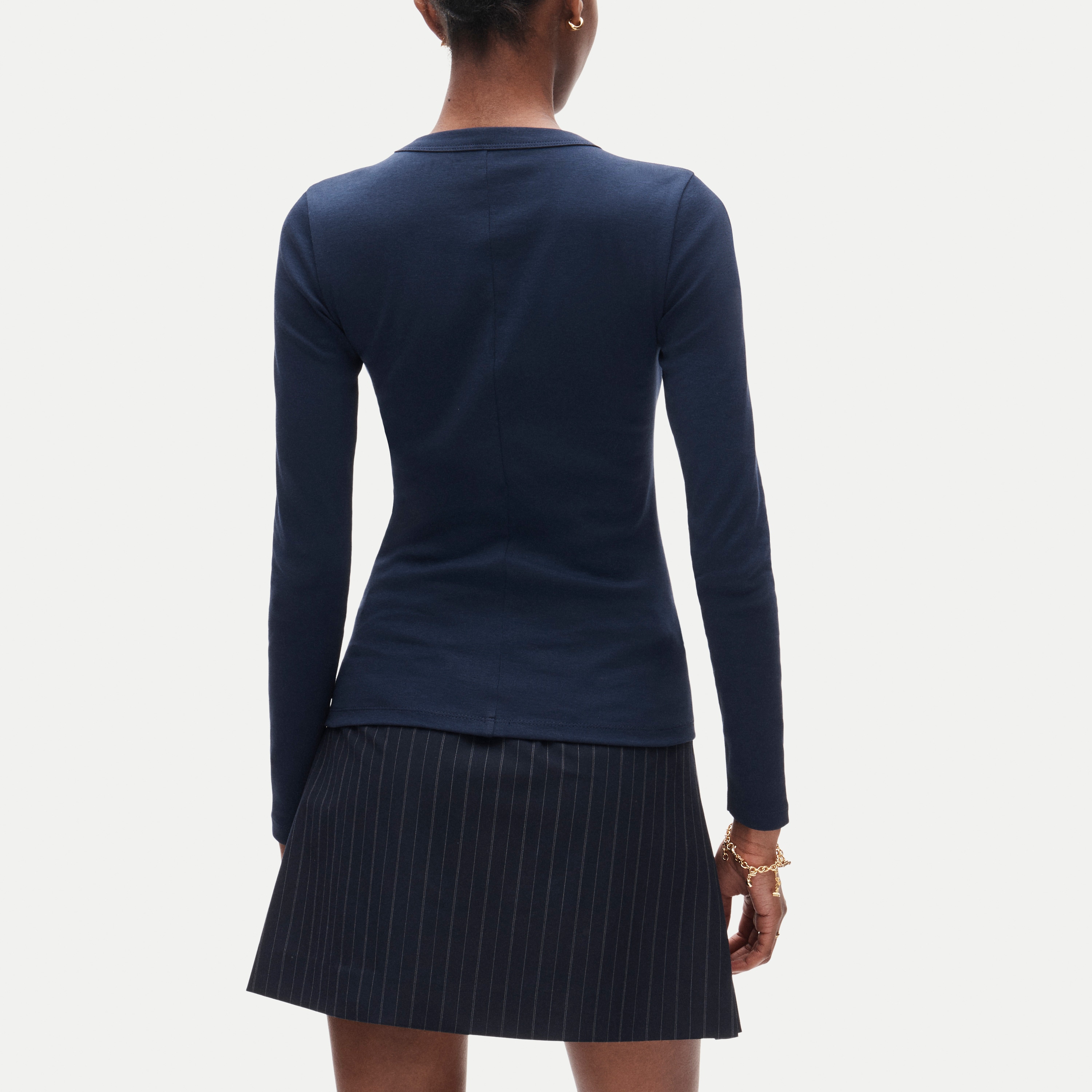 New perfect-fit long-sleeve T-shirt