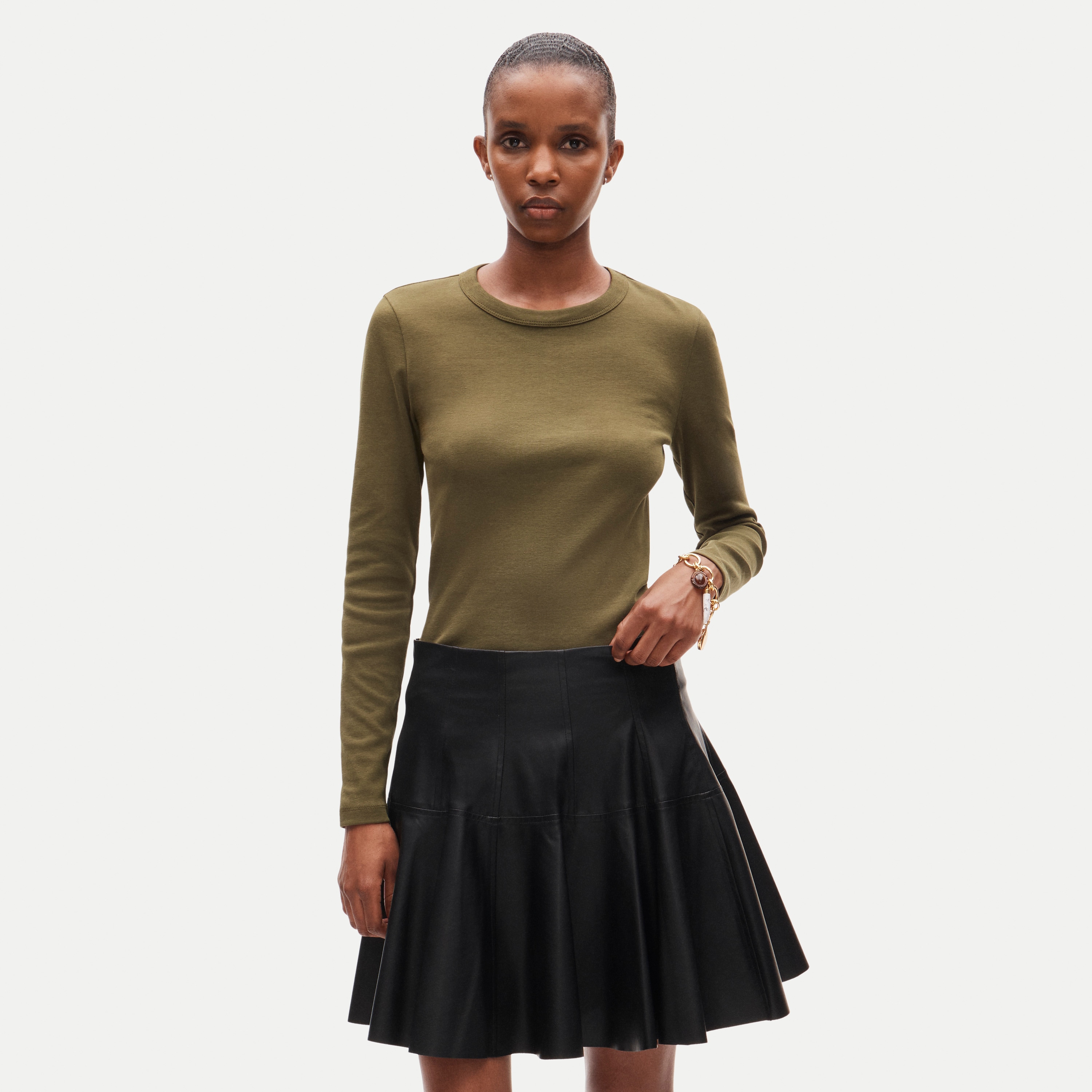 New perfect-fit long-sleeve T-shirt