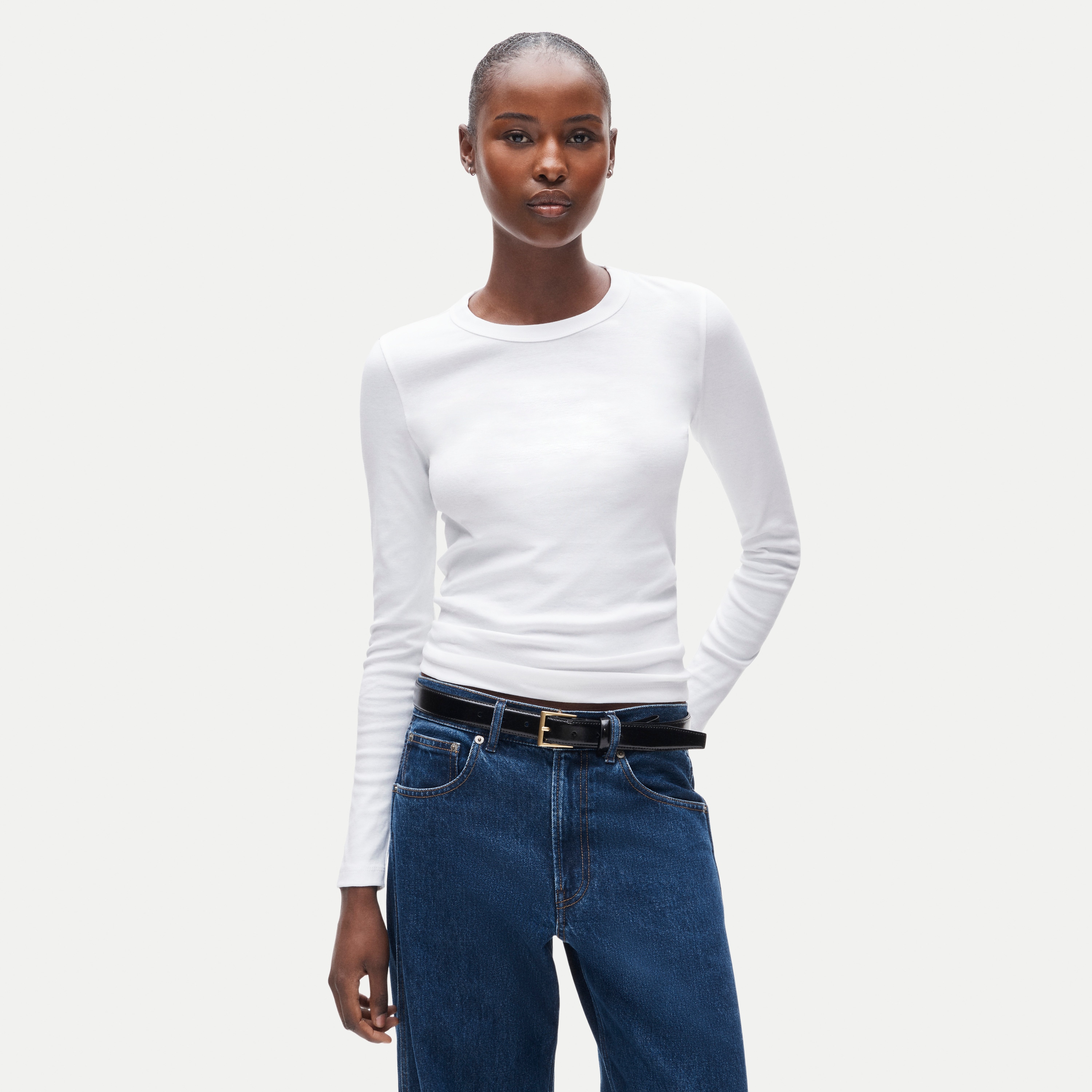 New perfect-fit long-sleeve T-shirt