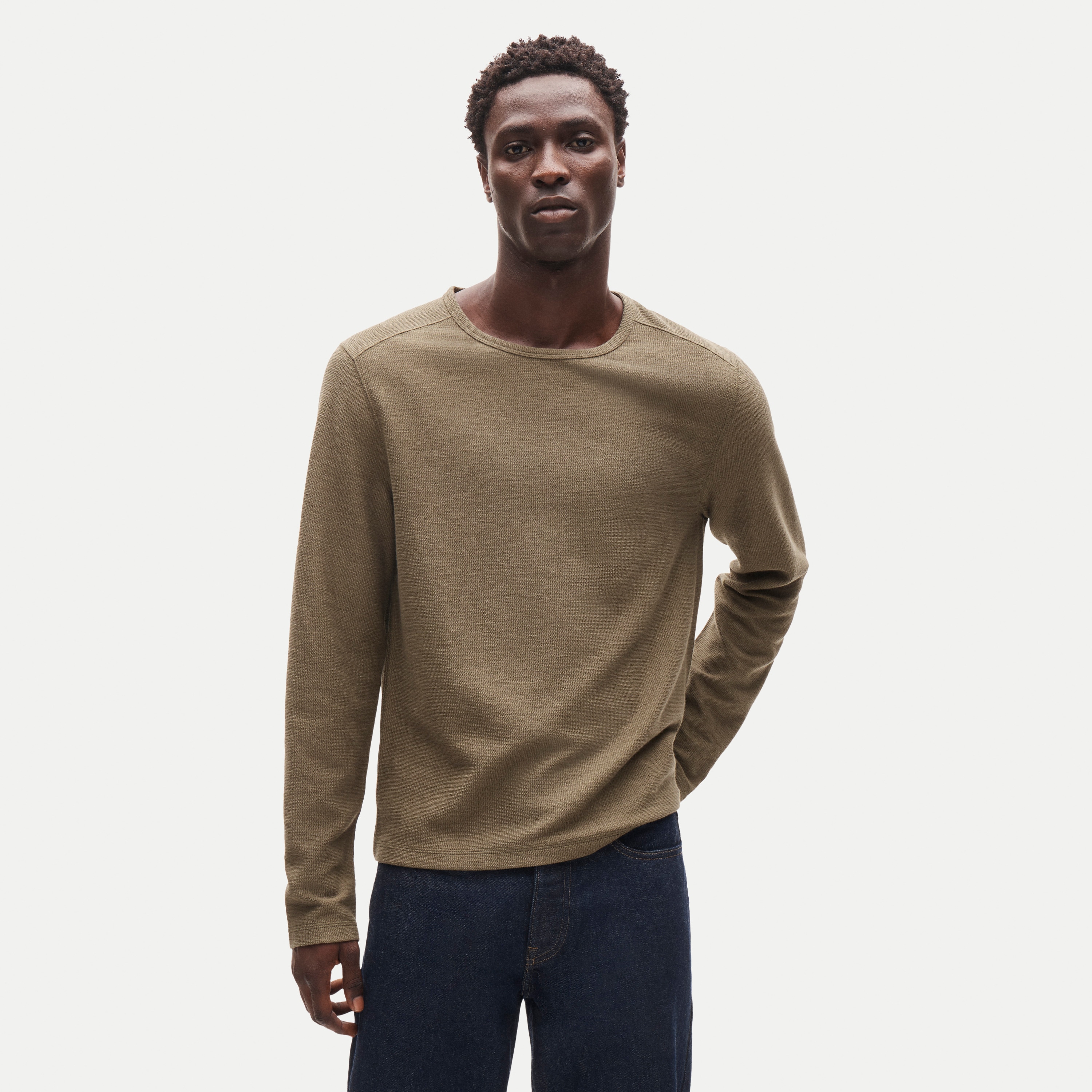 Summit thermal-knit crewneck