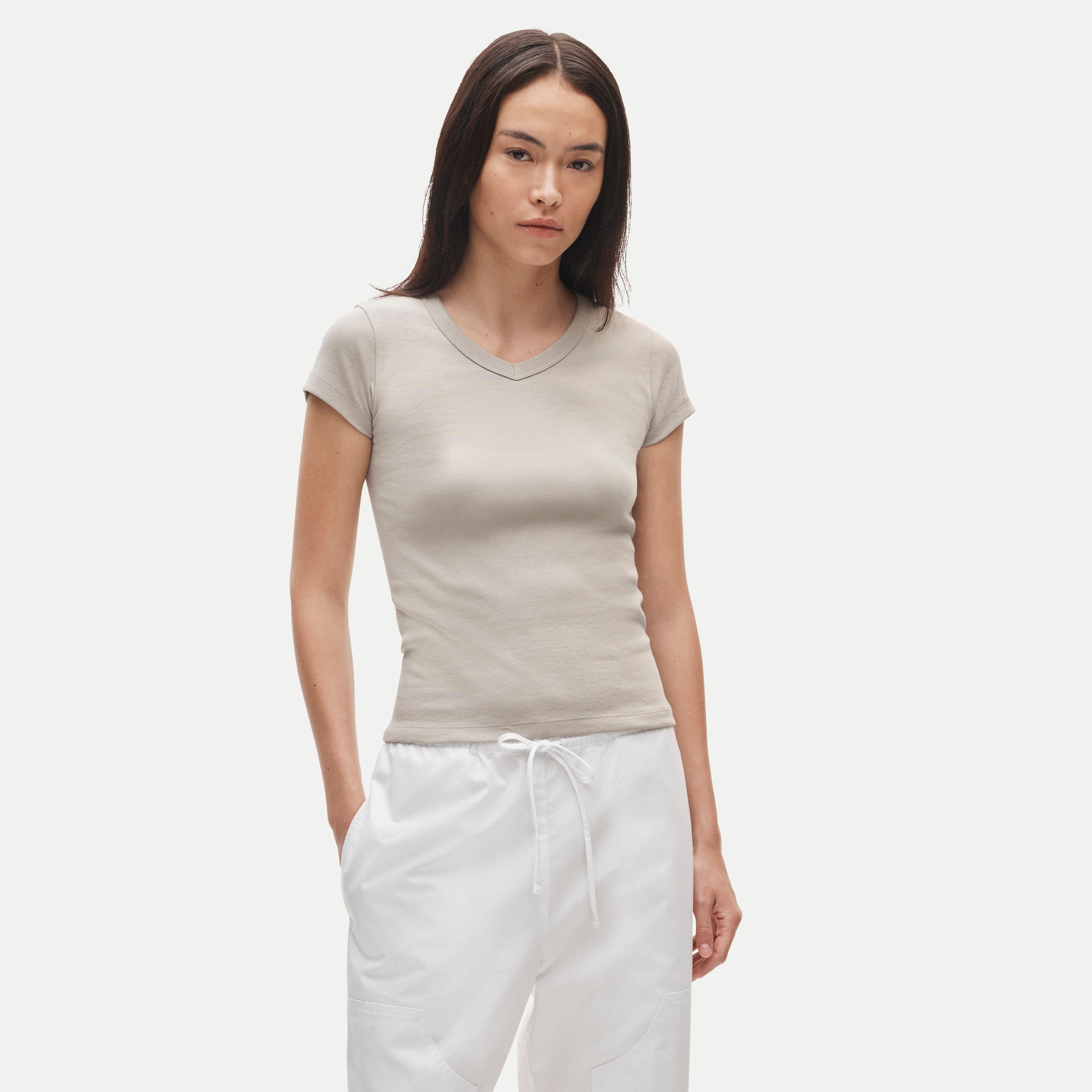 Perfect-fit V-neck T-shirt