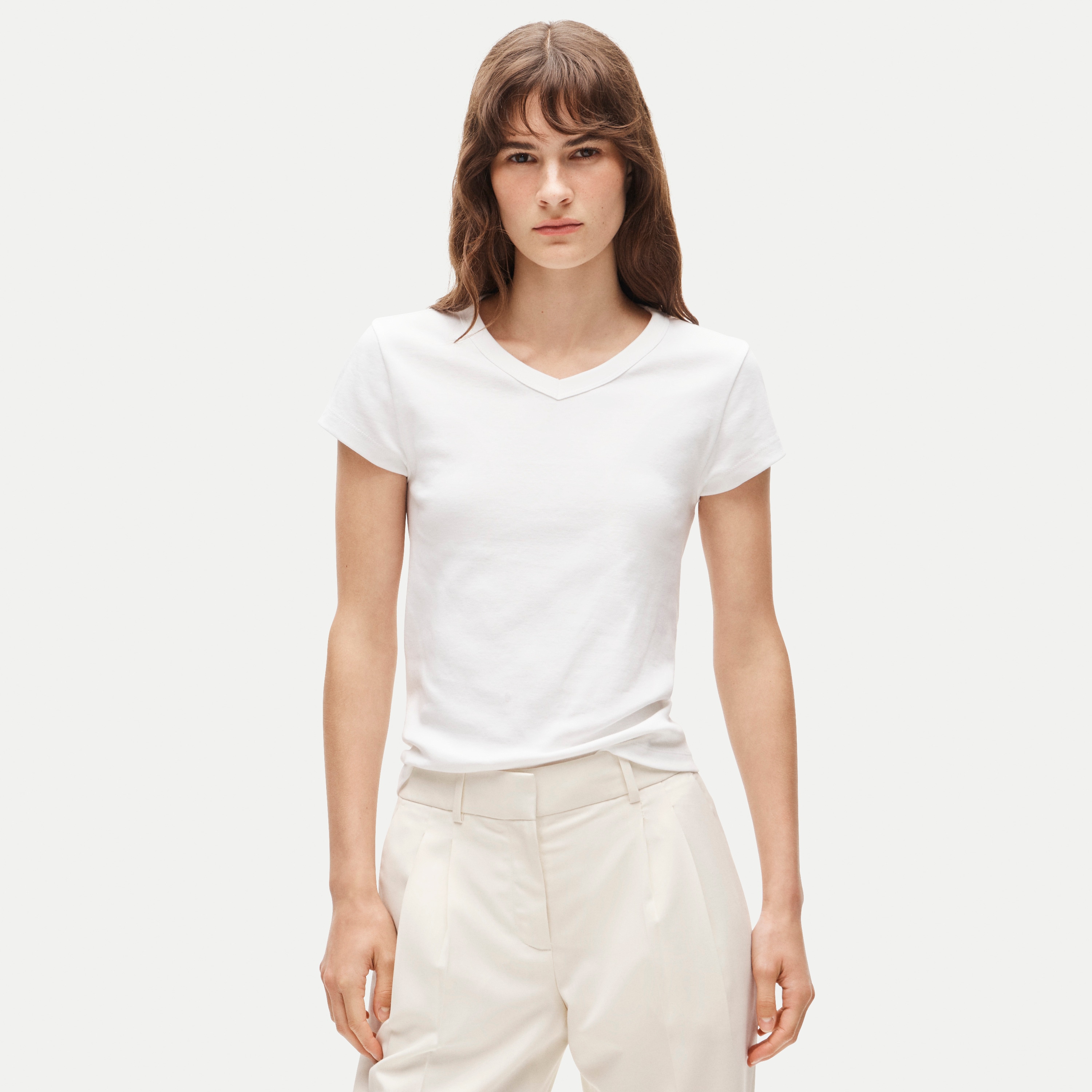 Perfect-fit V-neck T-shirt