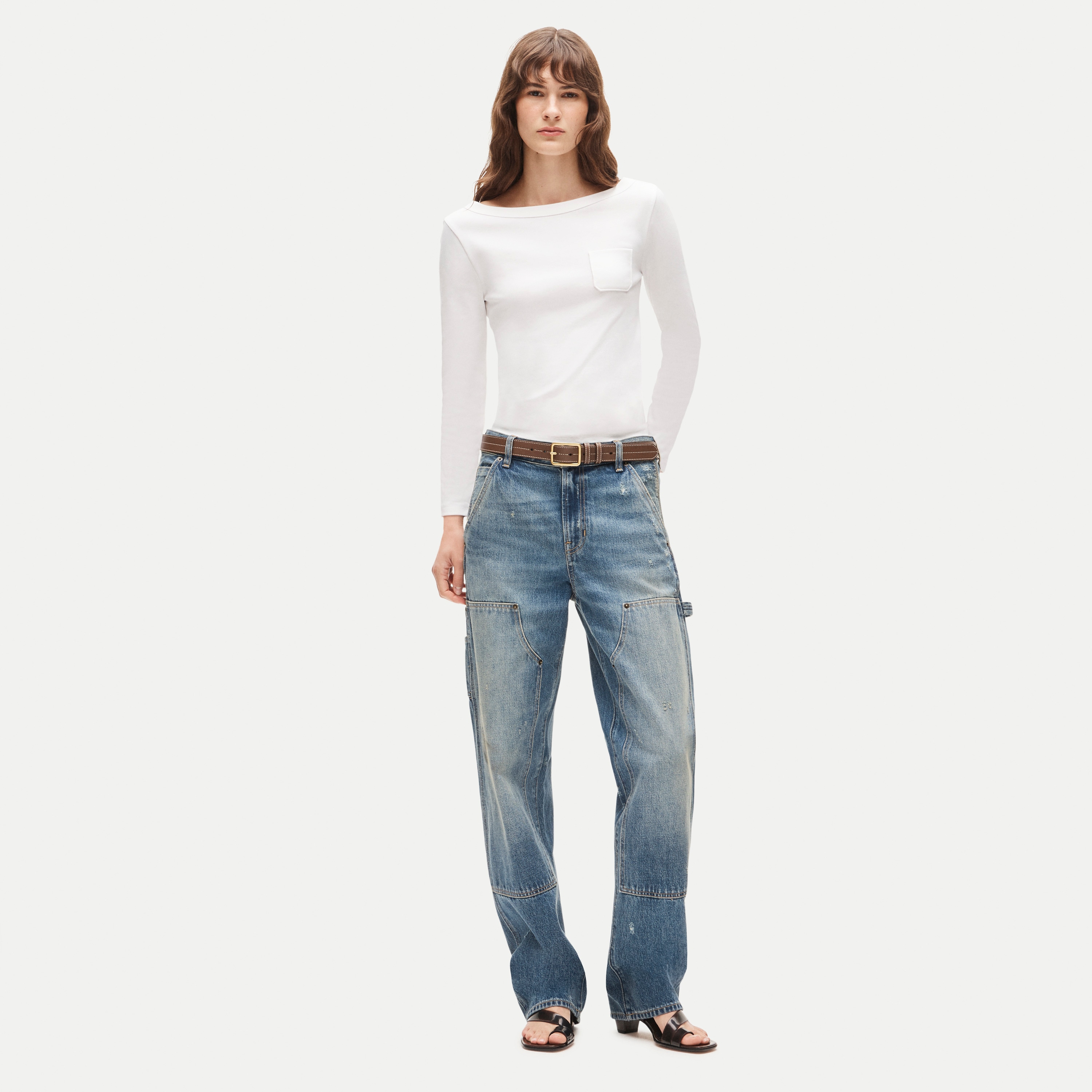 Perfect-fit three-quarter sleeve T-shirt - thumbnail 4