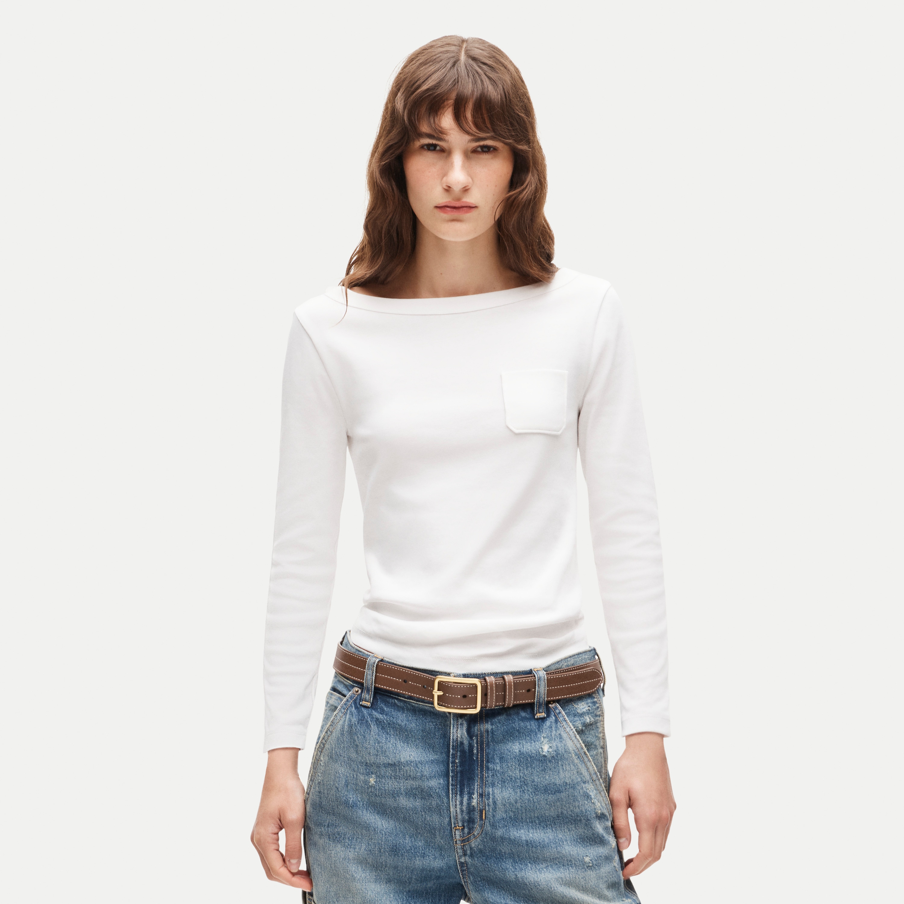 Perfect-fit three-quarter sleeve T-shirt