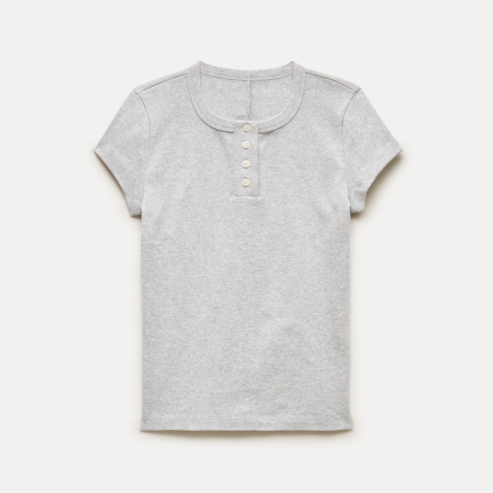 Perfect-fit short-sleeve henley