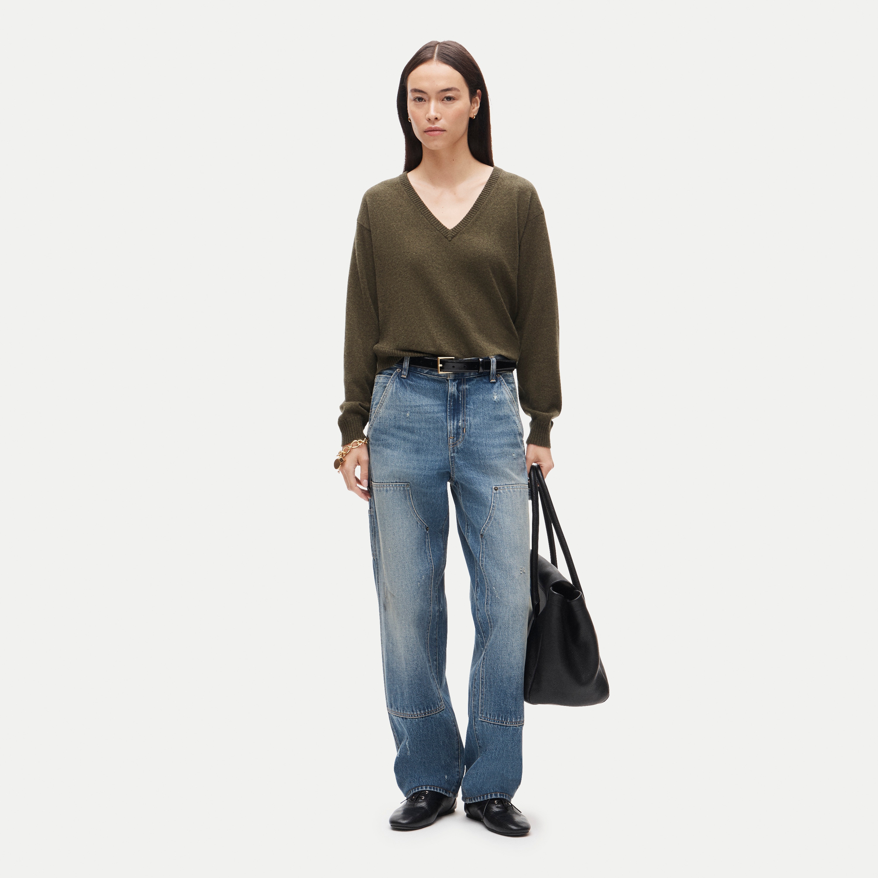 Perfect cashmere V-neck - thumbnail 8