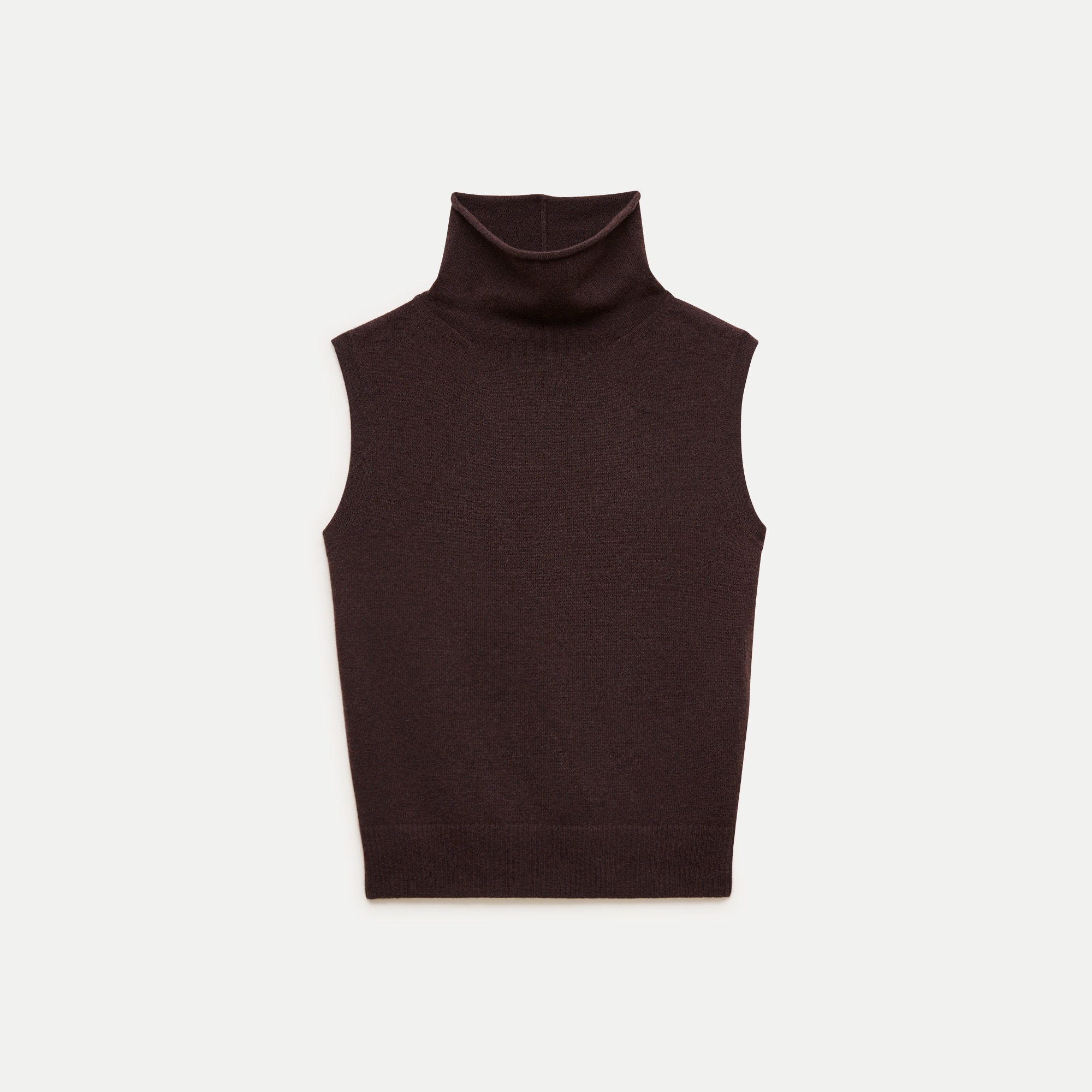 Cashmere turtleneck sweater shell