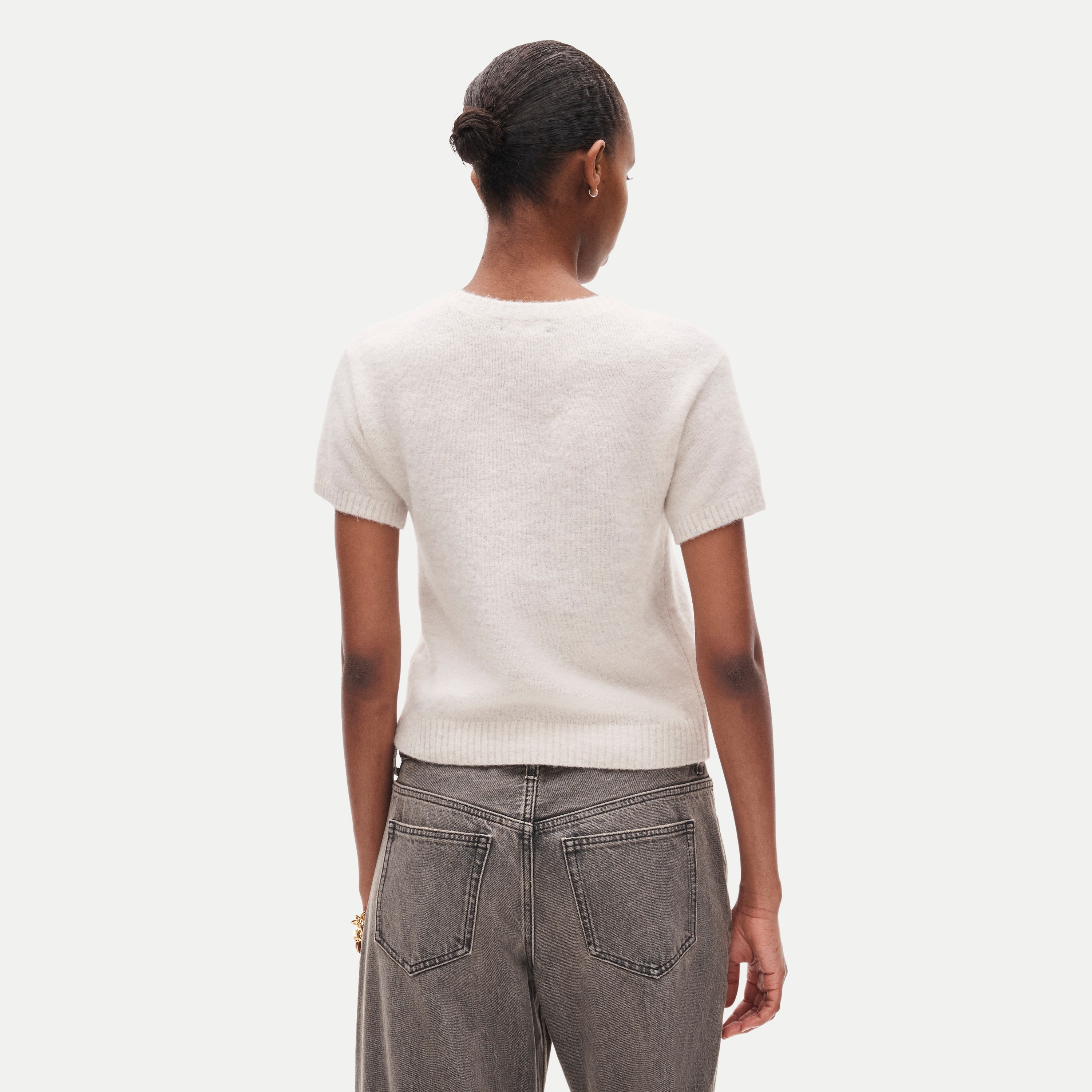 Sweater-tee in alpaca blend