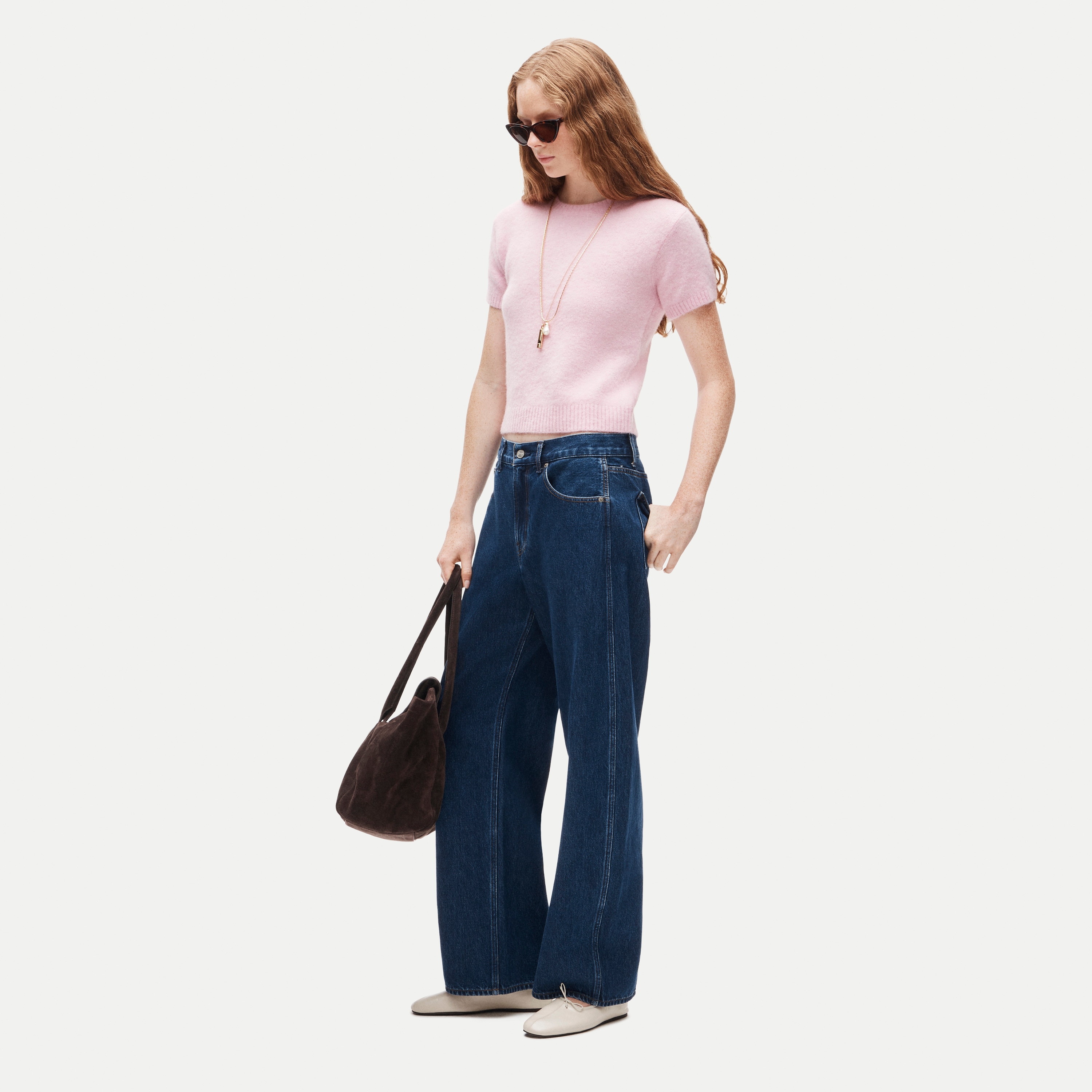 Sweater-tee in alpaca blend - thumbnail 2
