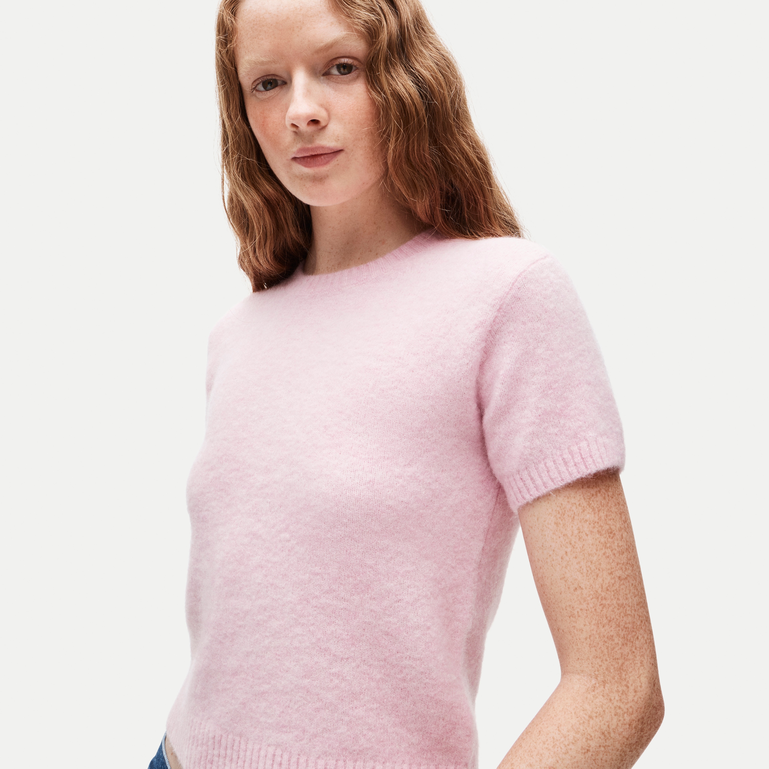 Sweater-tee in alpaca blend