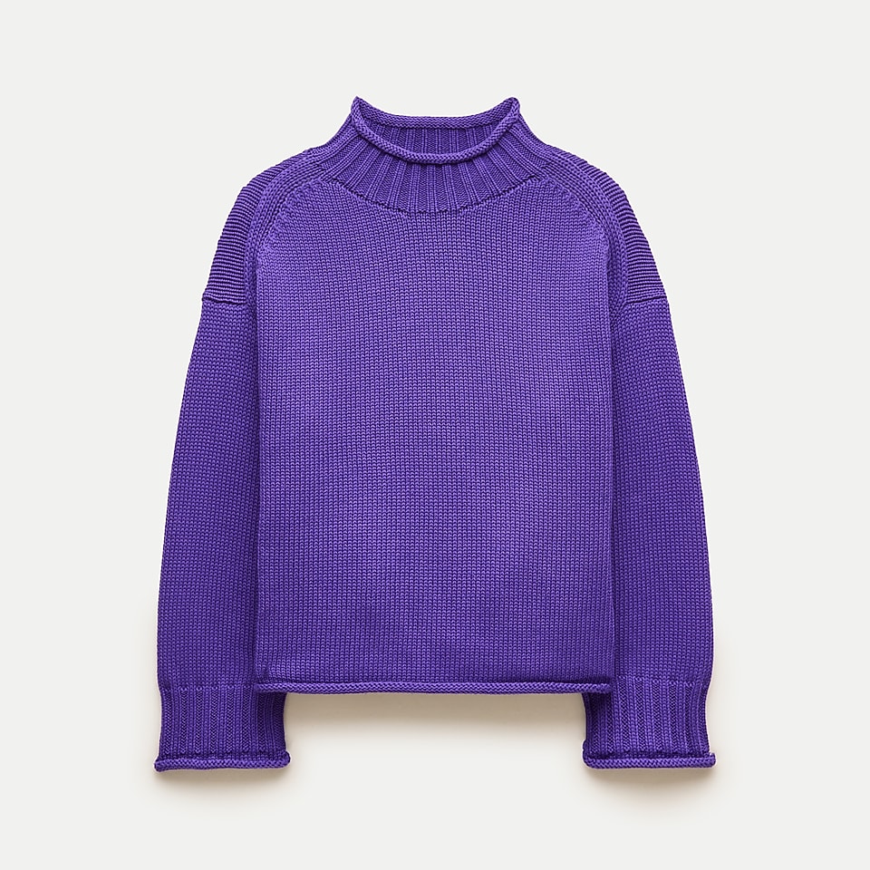 Brushed Cashmere 2025 Rollneck™ Sweater In Argyle For Women | J.Crew