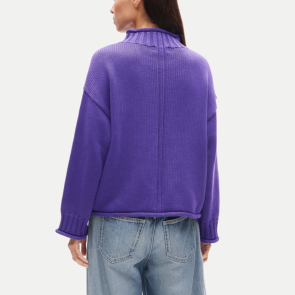 Argyle Cropped Crewneck Sweater For Women | J.Crew