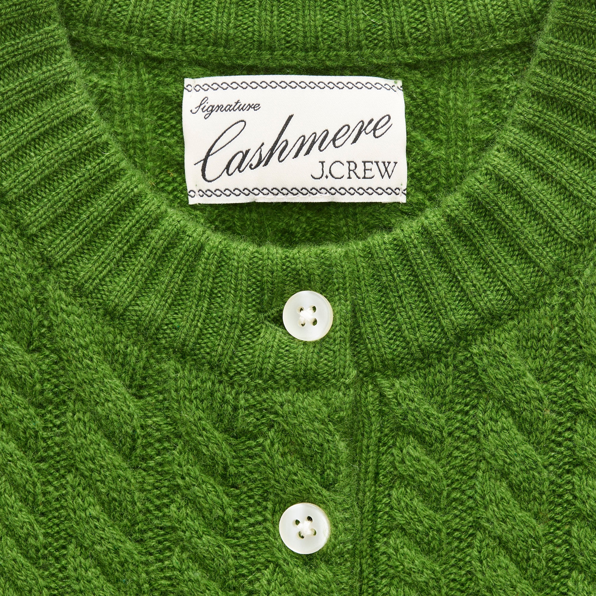 Cashmere Short-sleeve Cable-knit Cardigan For Women | J.Crew