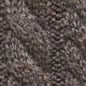 Cashmere short-sleeve cable-knit cardigan HTHR GRAVEL
