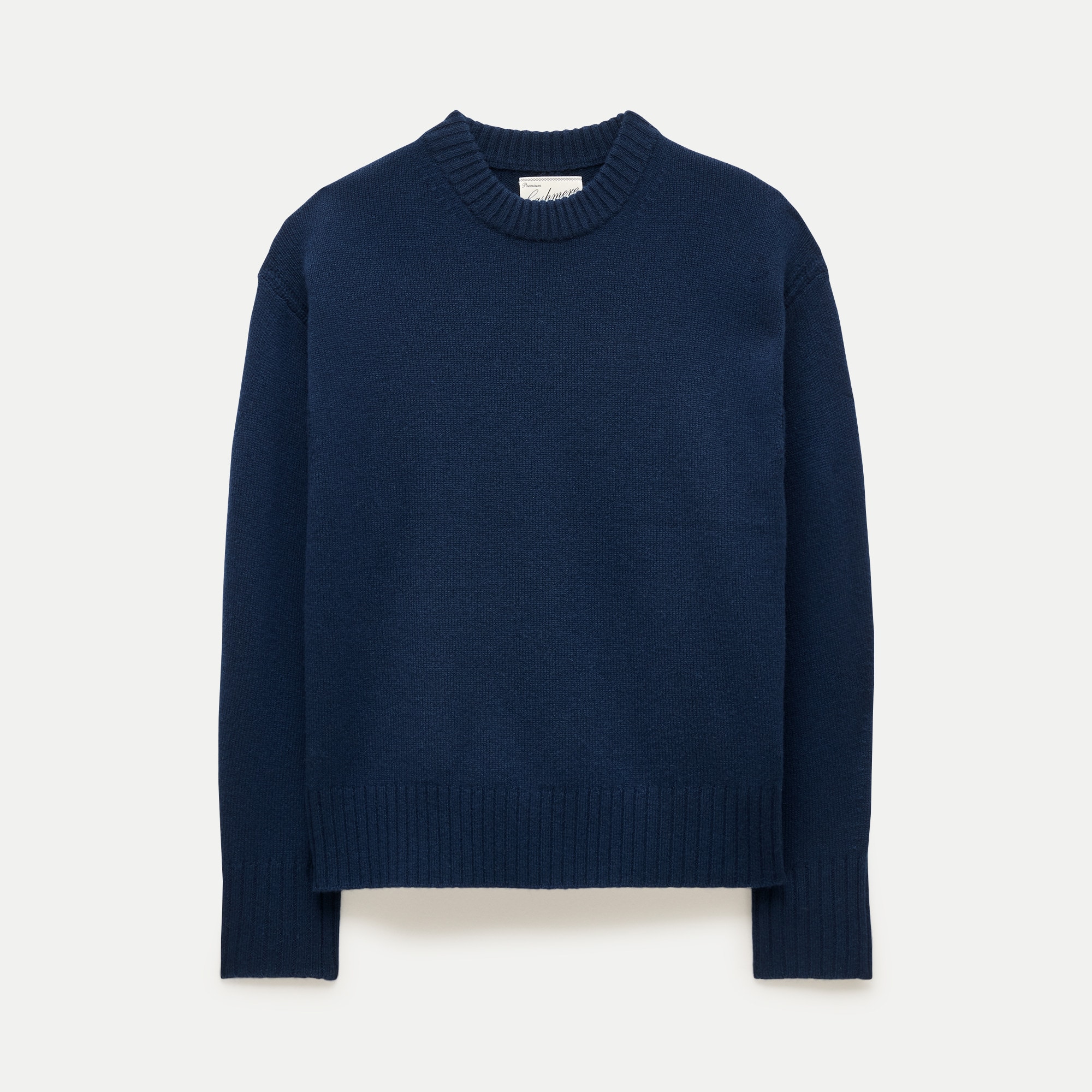 Oversized cashmere crewneck sweater