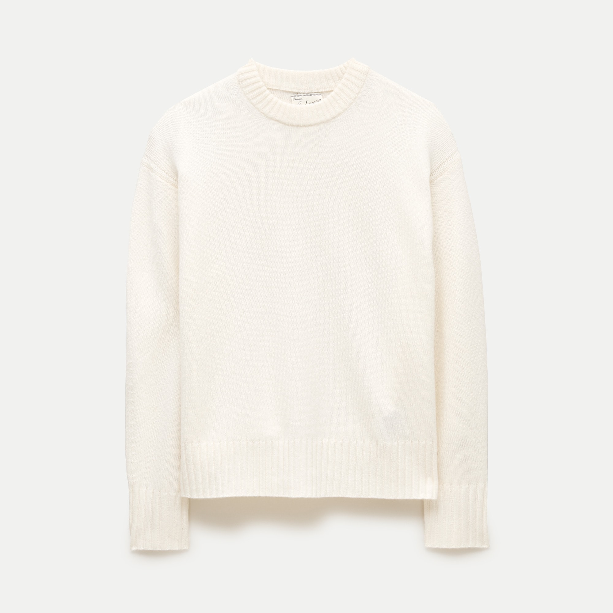 Oversized cashmere crewneck sweater - thumbnail 3