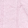 Cable-knit sweater-polo in vintage wool FADED LILAC