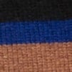 Relaxed sweater-polo in vintage wool stripe RICH LAQUER STRIPE