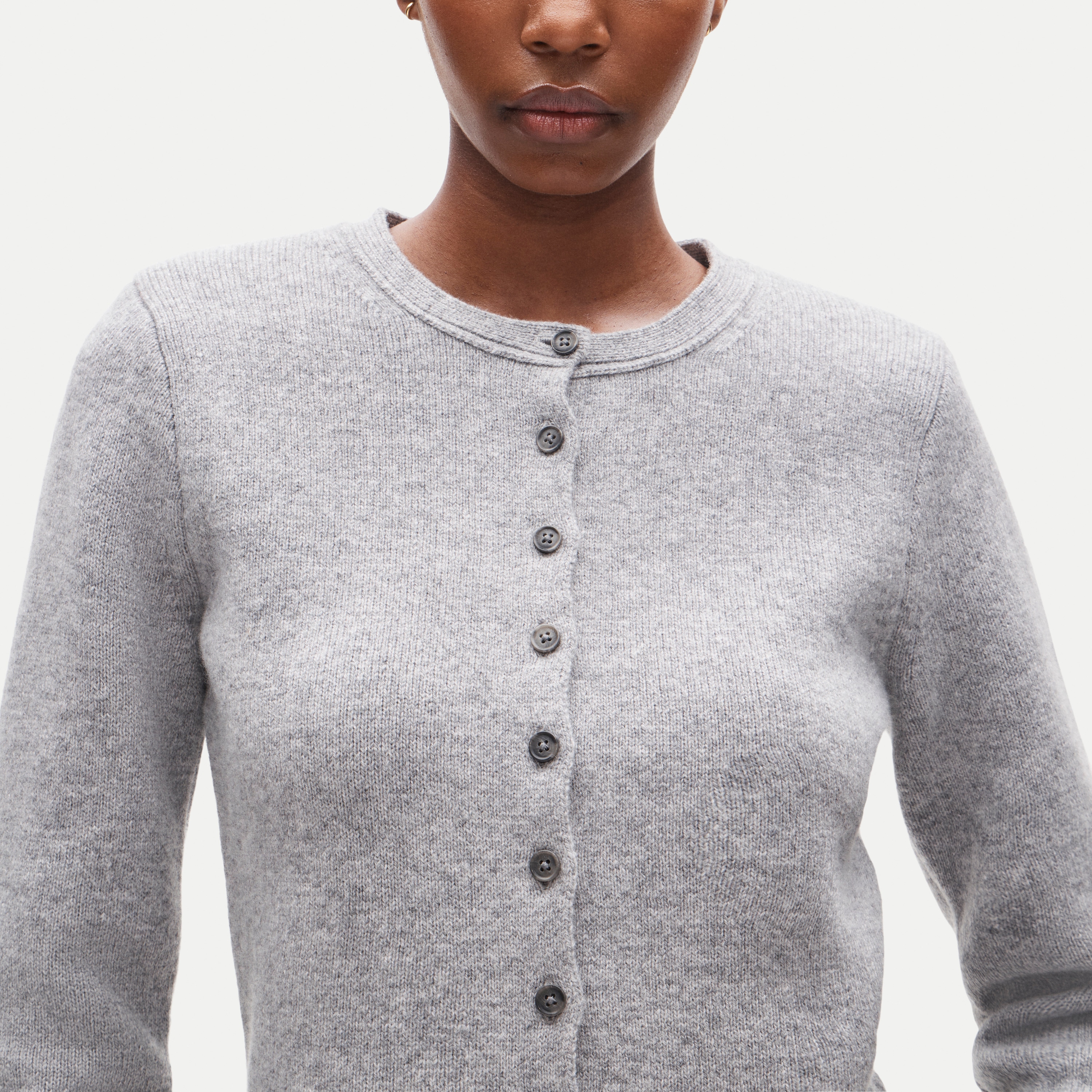Cardigan jacket in vintage wool blend