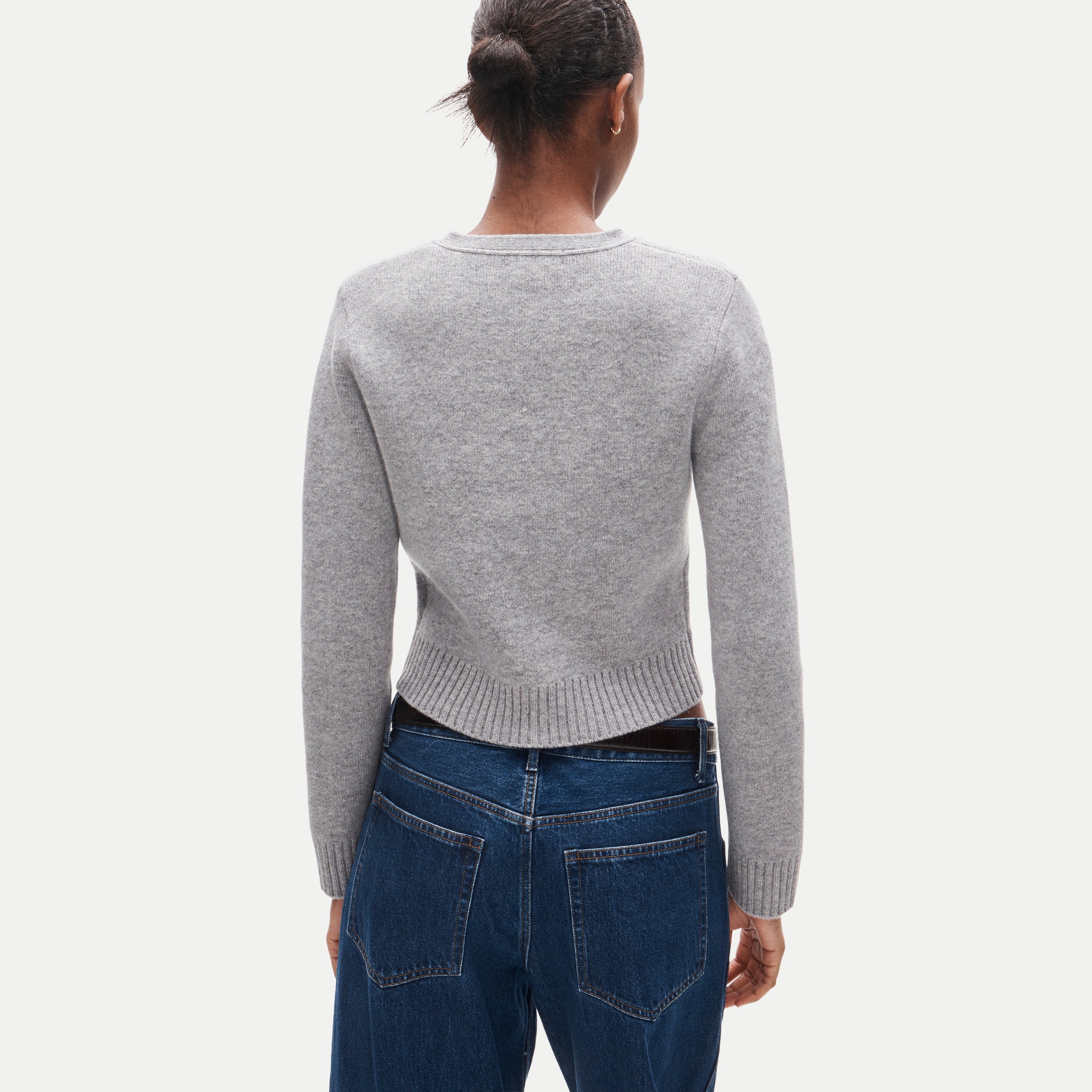 Cardigan jacket in vintage wool blend