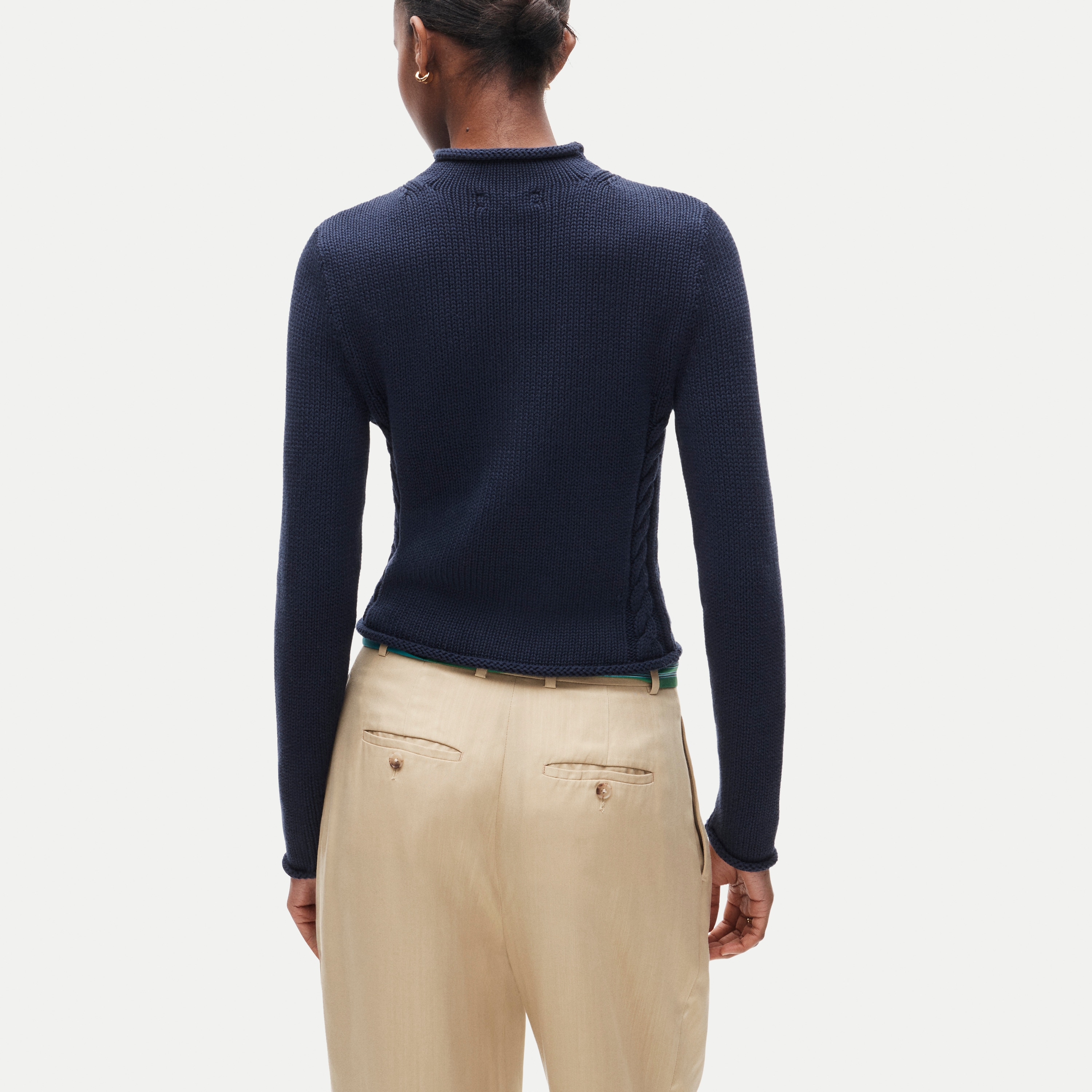 2025 Rollneck™ Cable-knit Sweater For Women | J.Crew