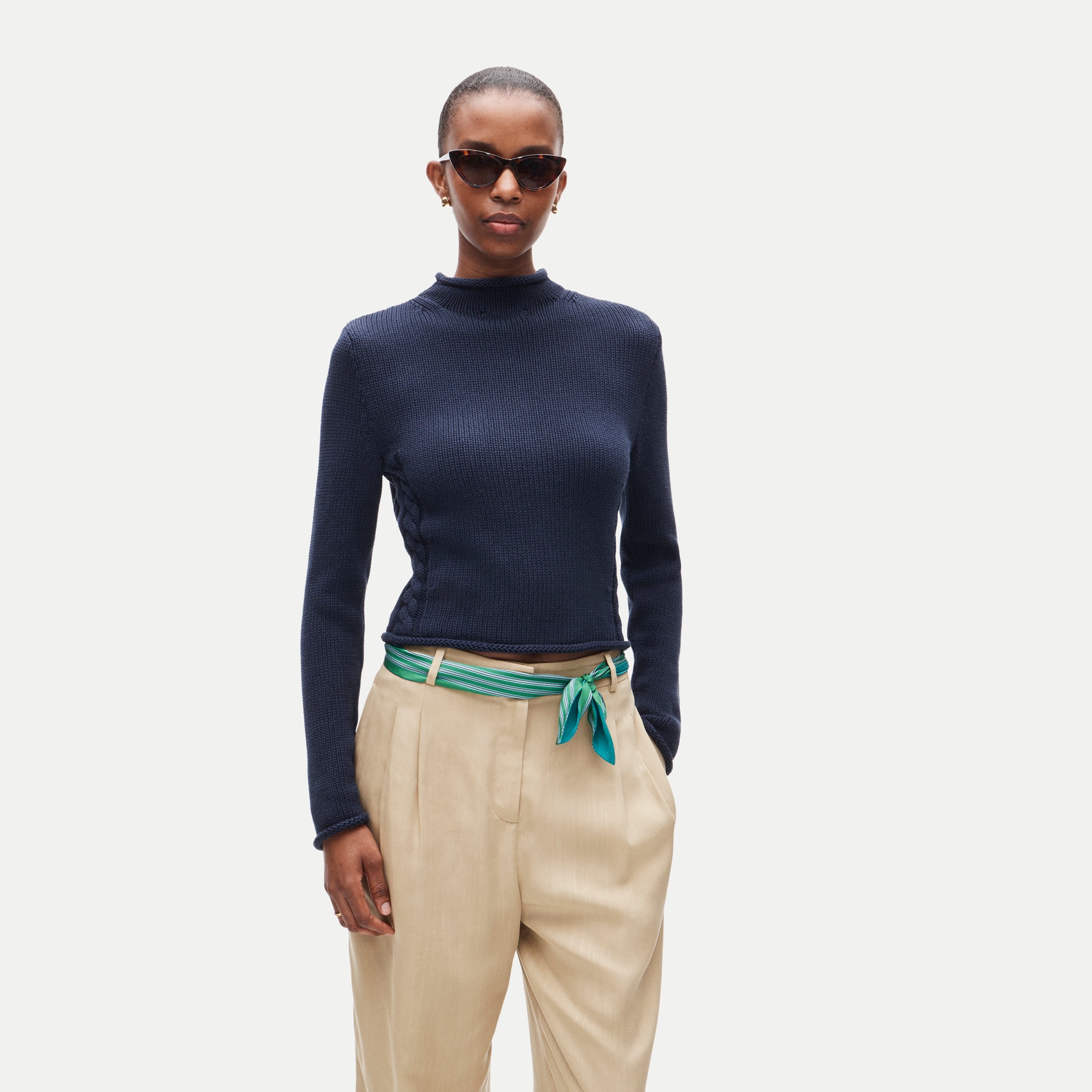 2025 Rollneck™ Cable-knit Sweater For Women | J.Crew