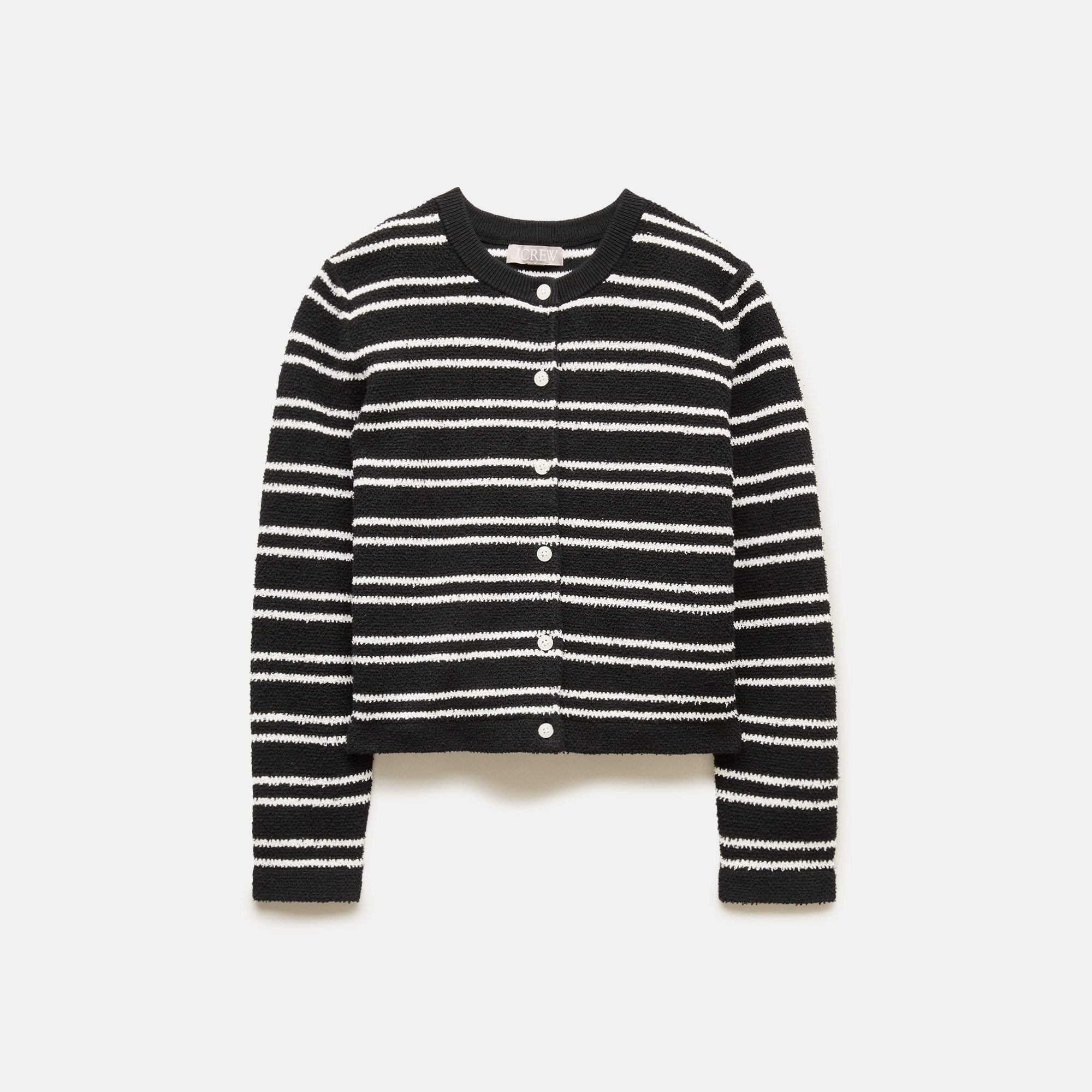 Lady jacket in striped bouclé