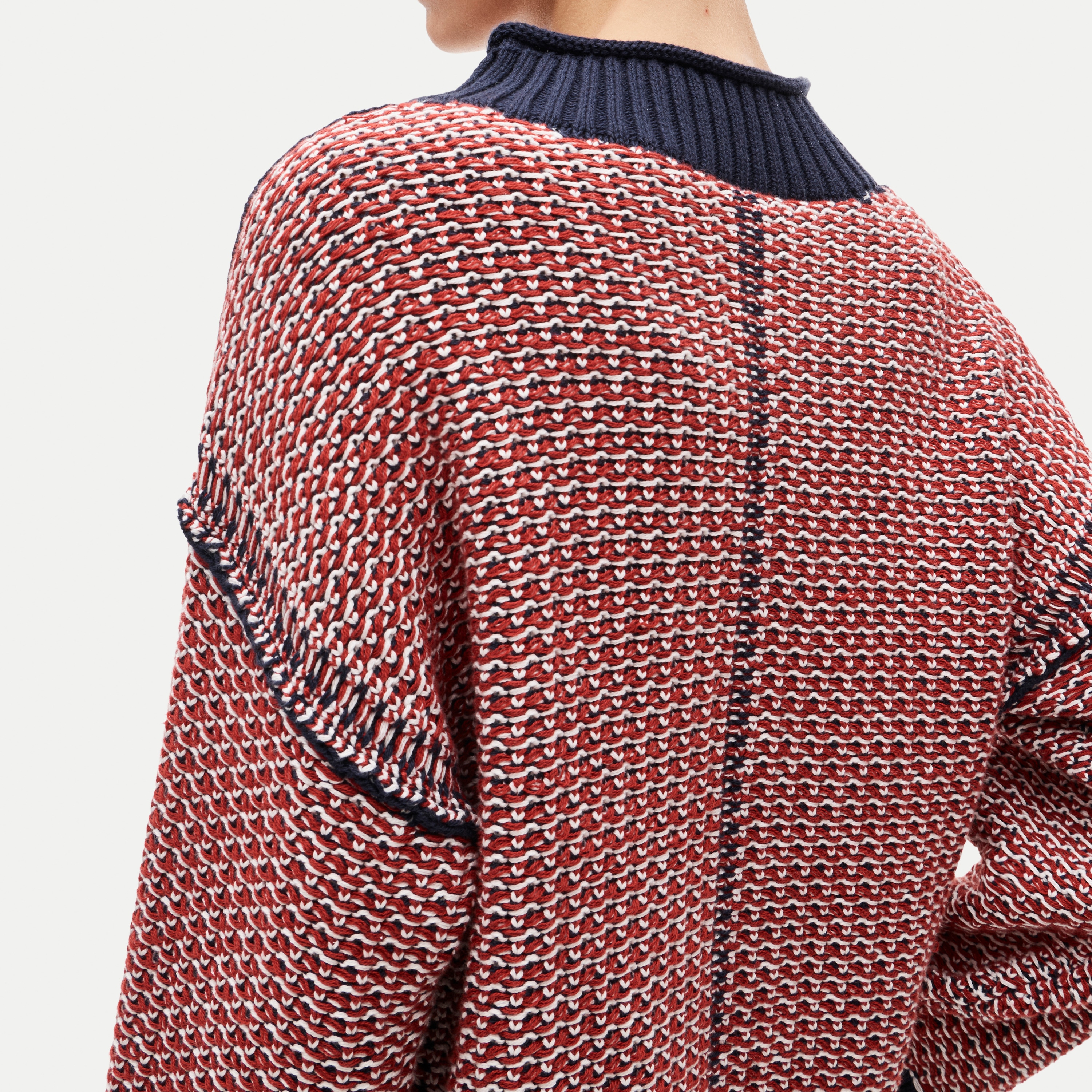 2025 Rollneck&trade; sweater in tweed stitch - thumbnail 6