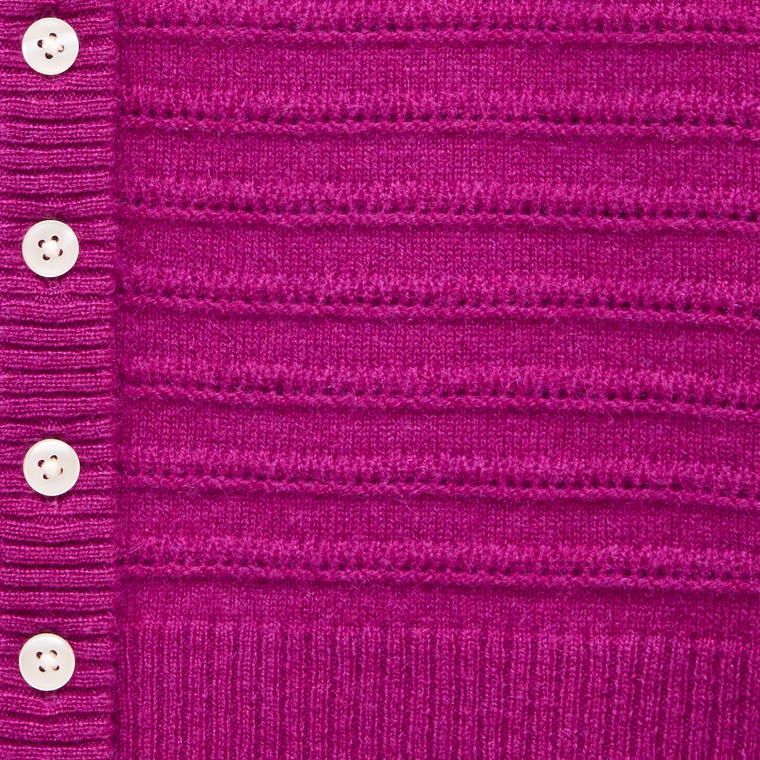 Perfect cashmere cardigan in pointelle-stitch
